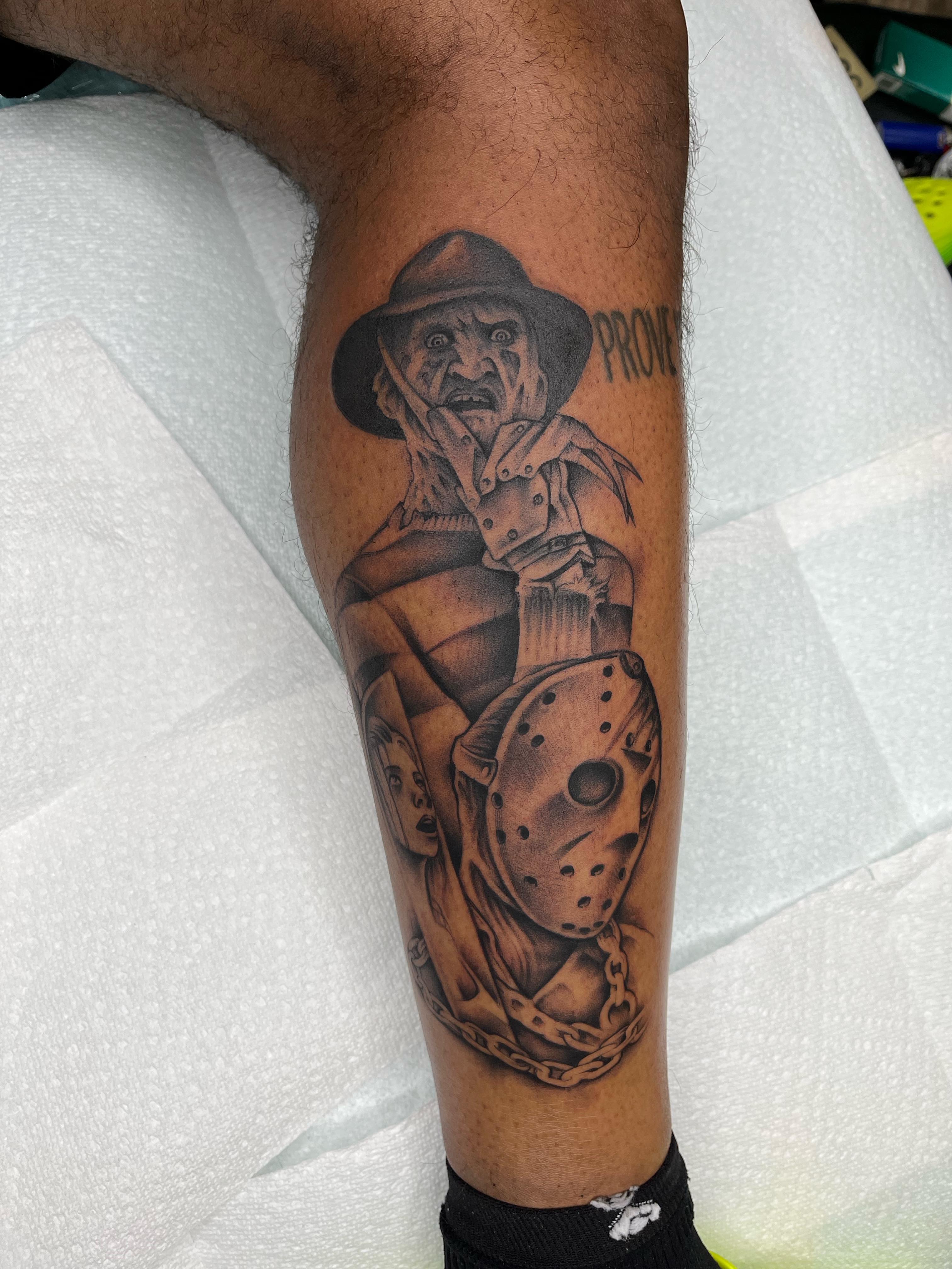Tattoo by @lrlozano — black_and_grey, realism
