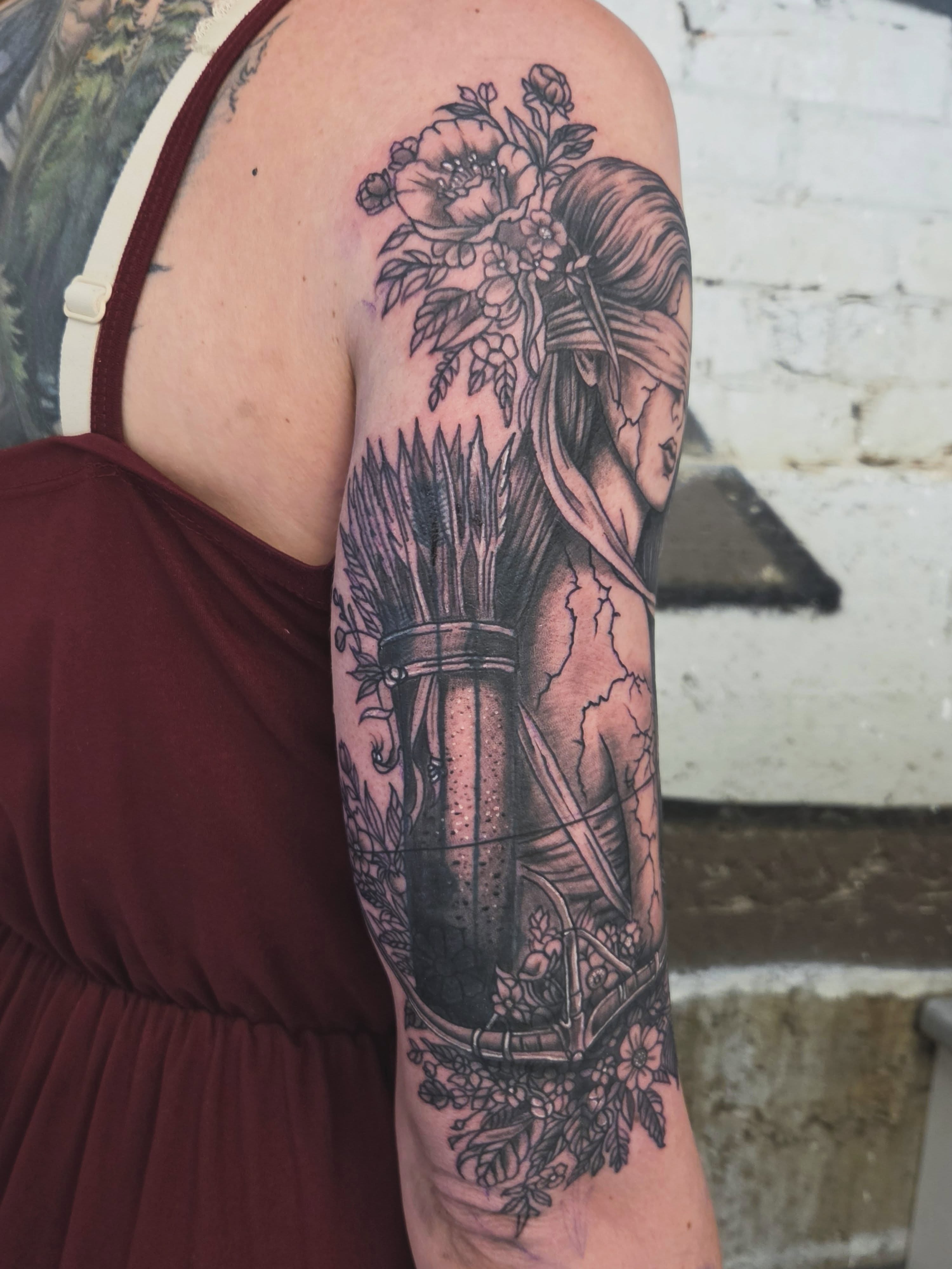 Tattoo by @hutch_tat — black_and_grey, realism