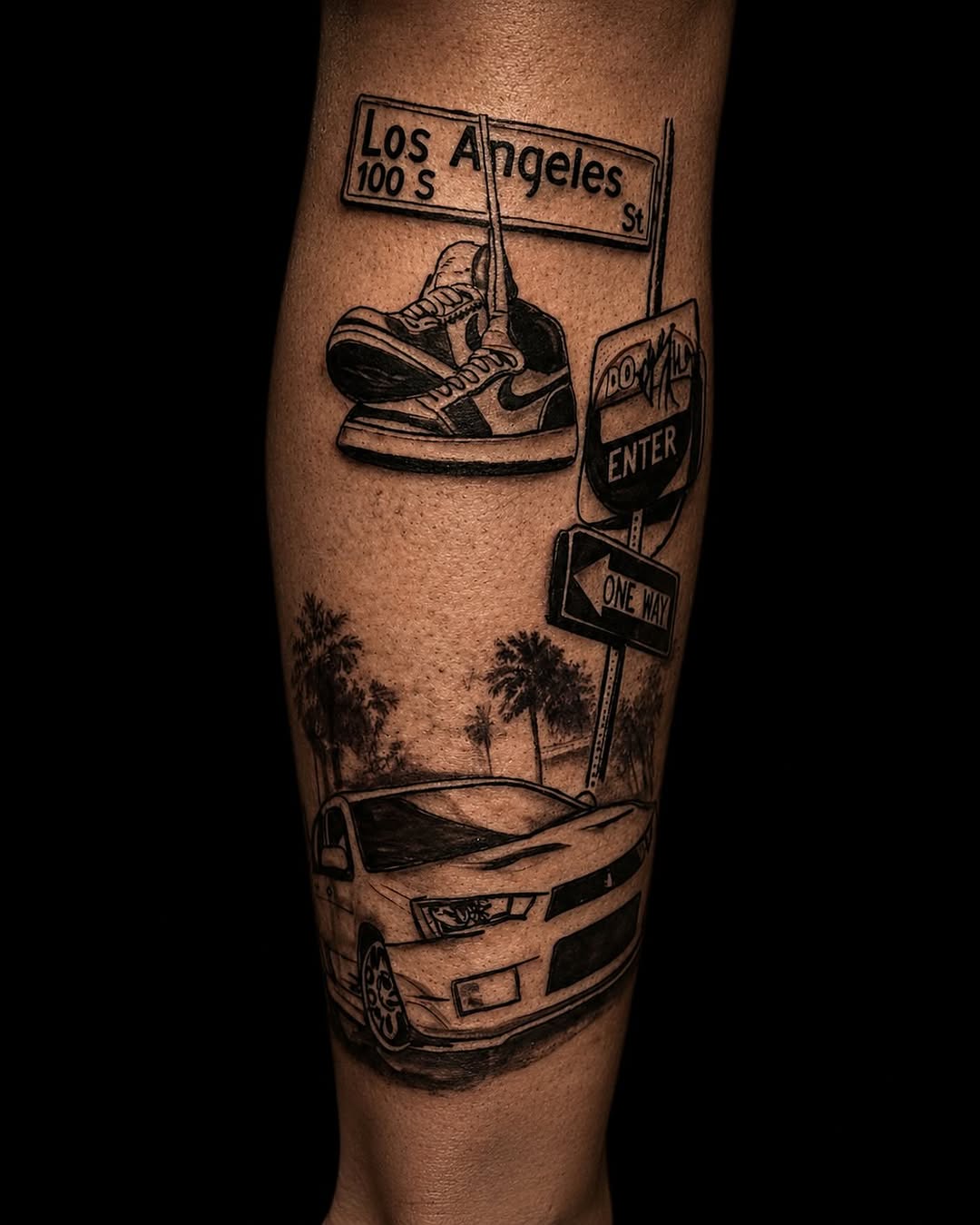 Surrealism tattoo on the forearm by Montero Ink™