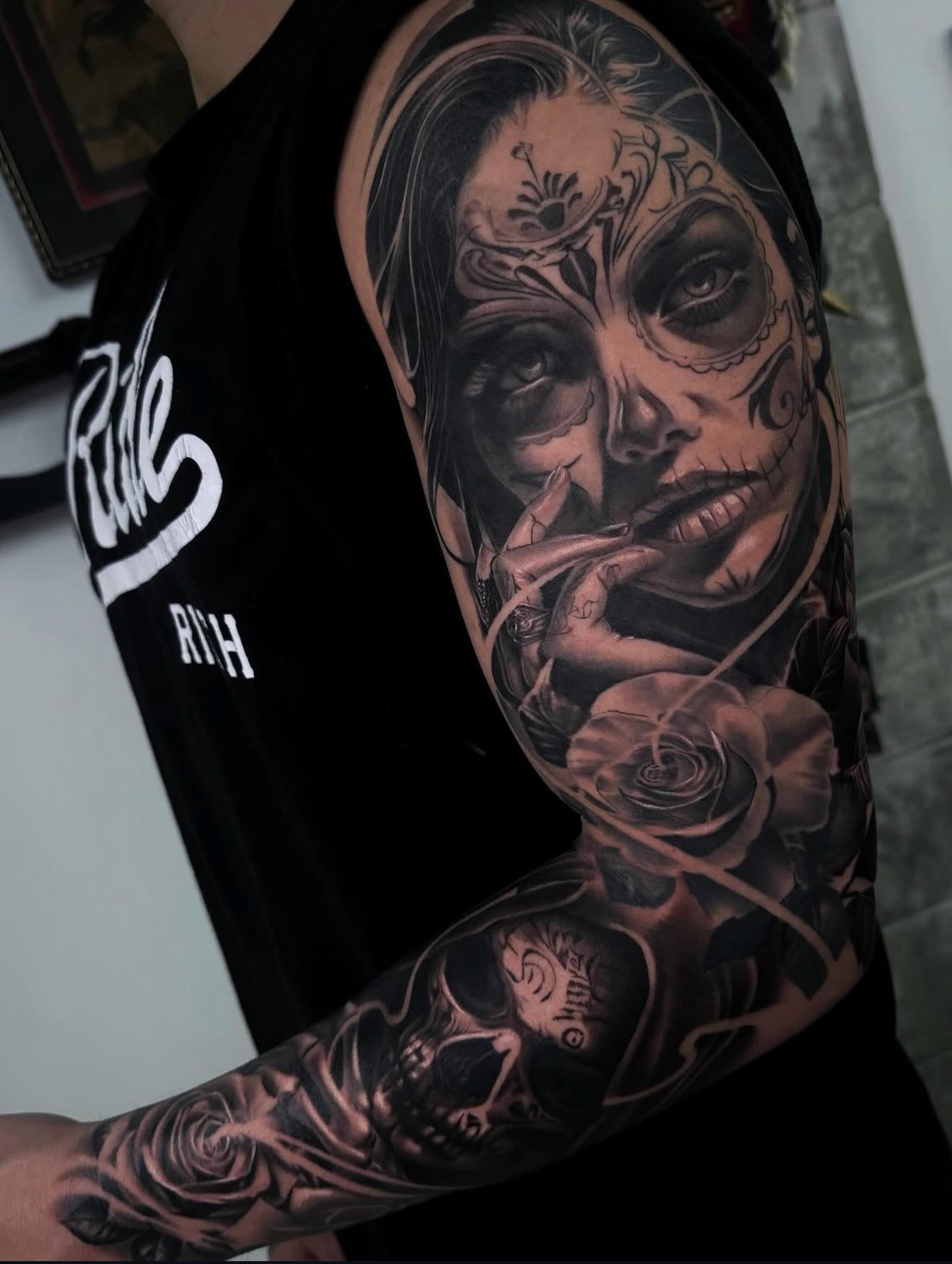 Tattoo by @inkbymaaku — black_and_grey, realism