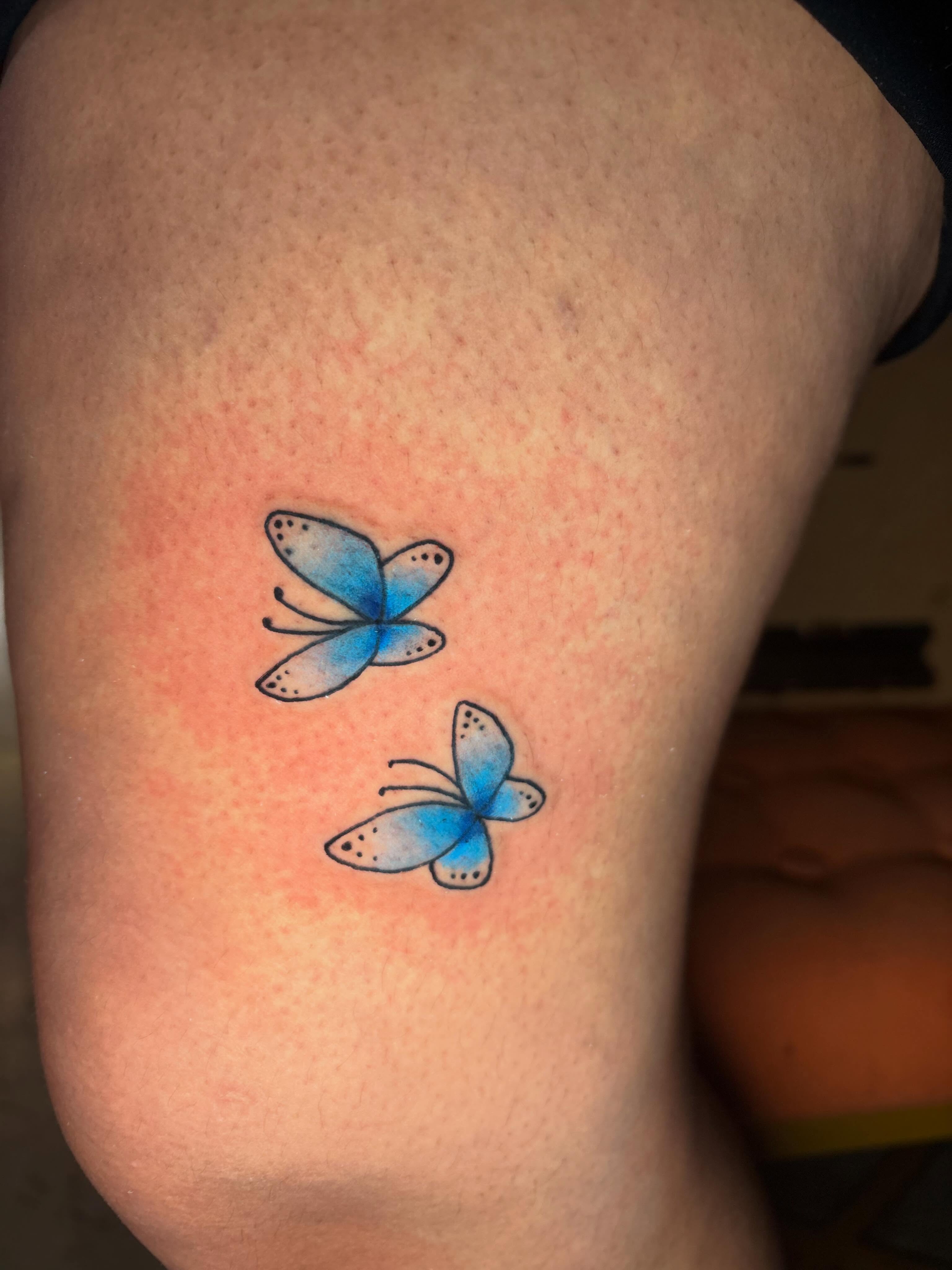 Tattoo by @erintpokes — dotwork