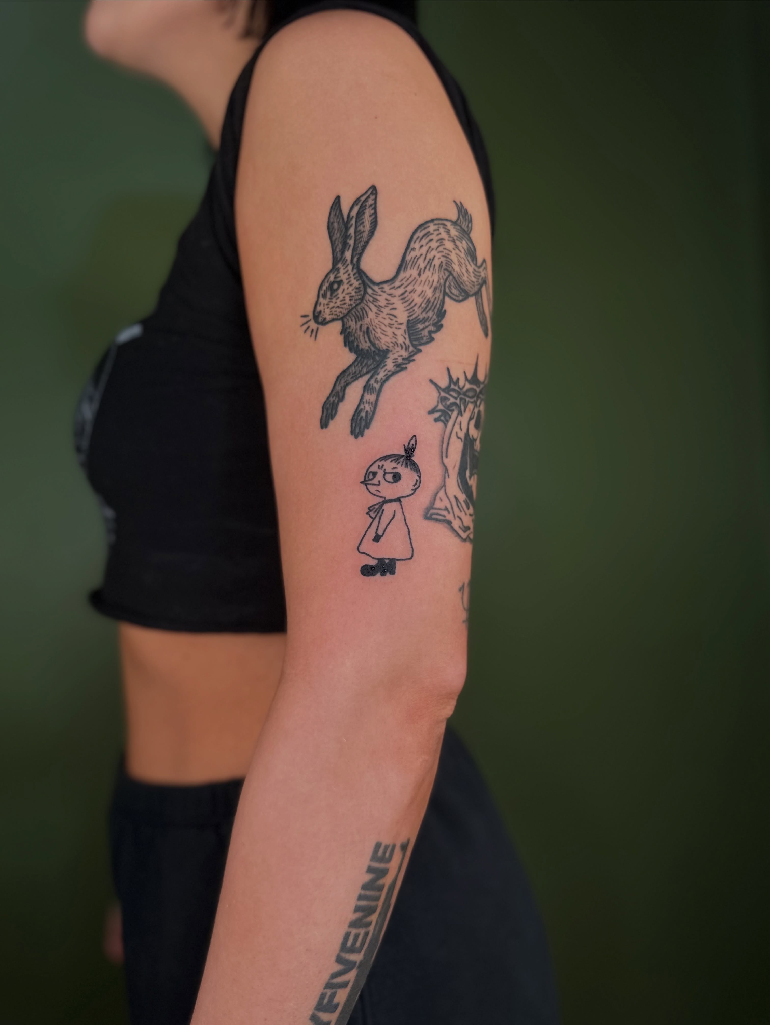 Tattoo by @tapiotats — black_and_grey