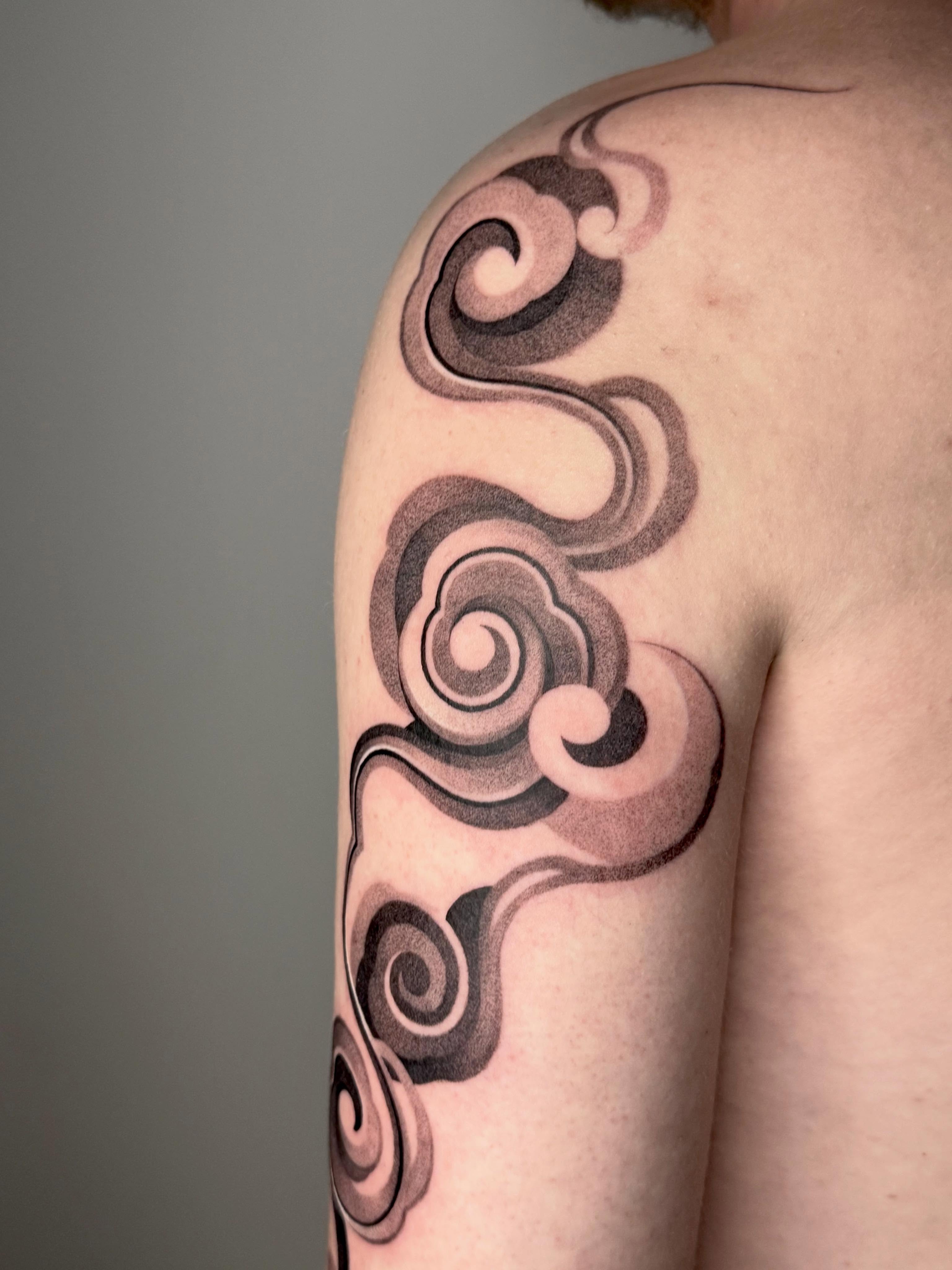 Tattoo by @sunvysideup — black_and_grey