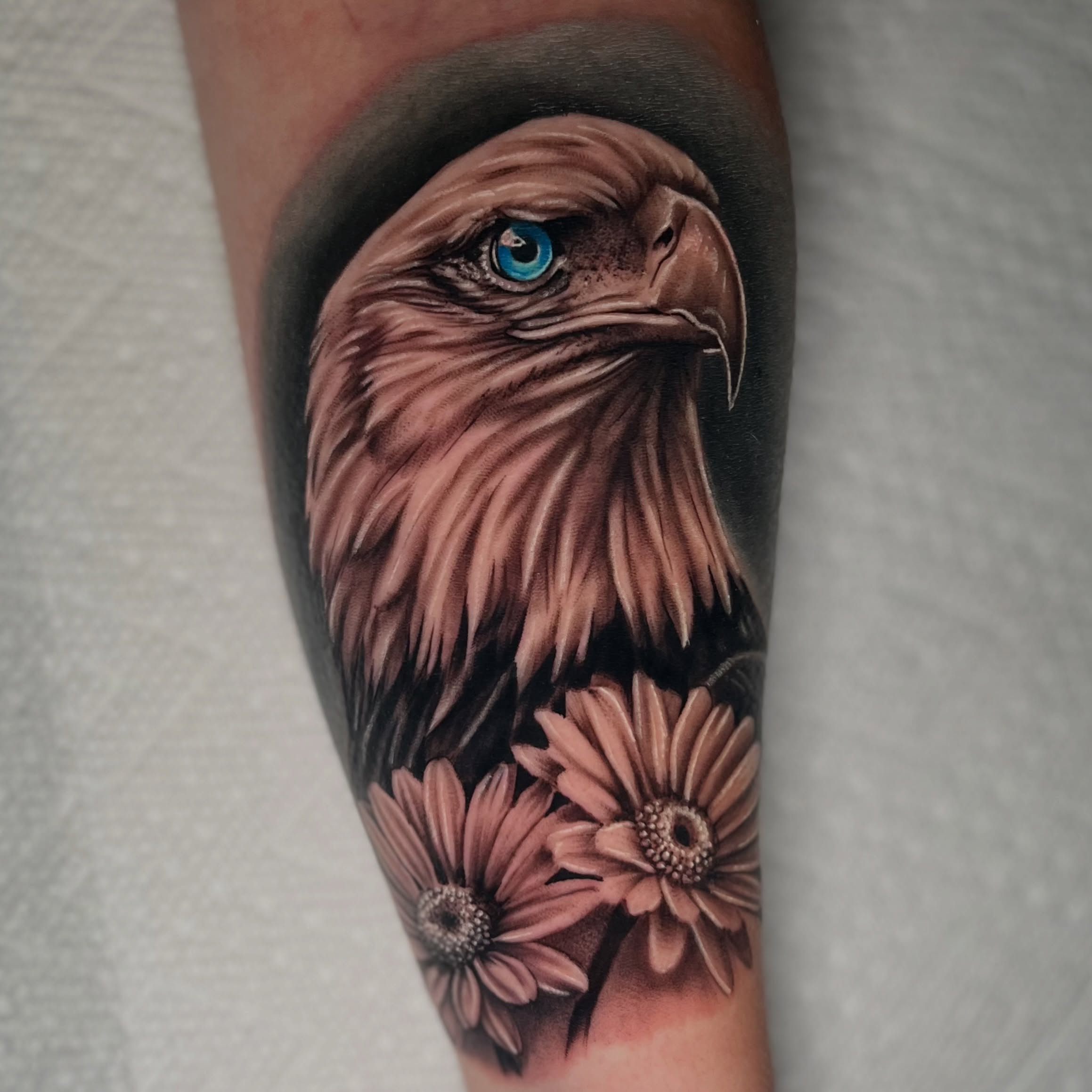 Tattoo by @samhyndmanart — realism, dotwork