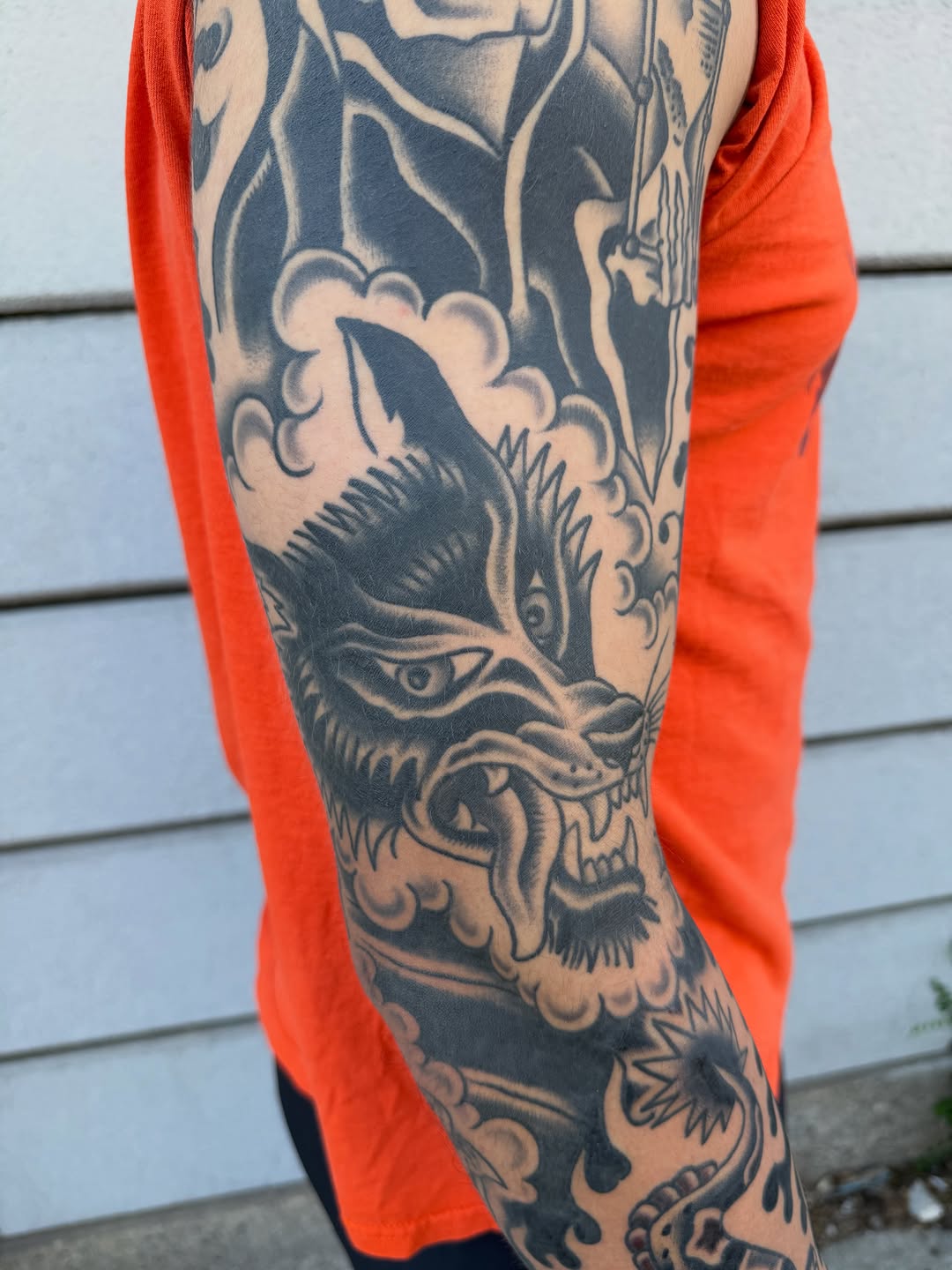 Tattoo by @mikedunntattoo — japanese_irezumi, black_and_grey
