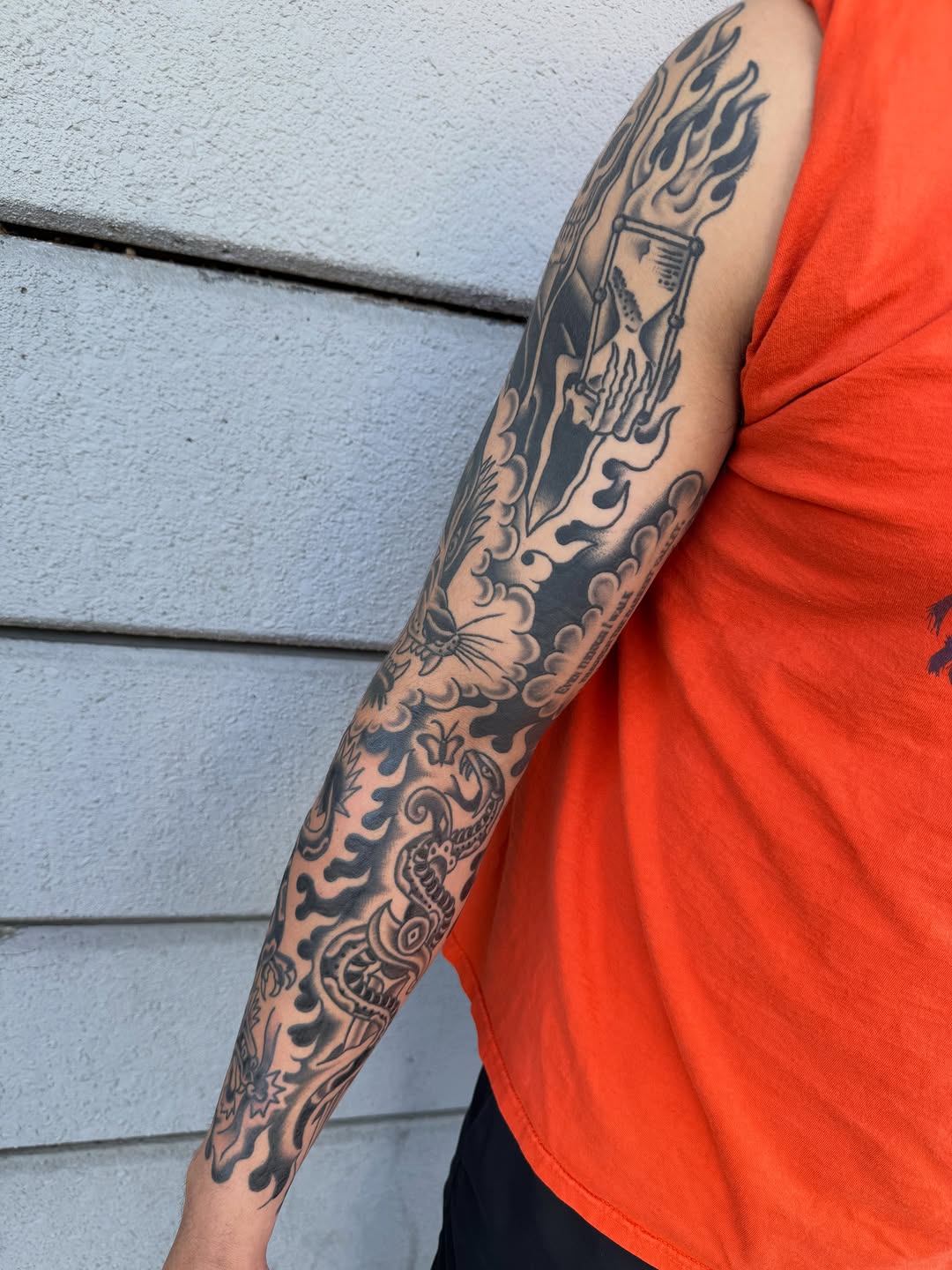 Tattoo by @mikedunntattoo — black_and_grey, japanese_irezumi