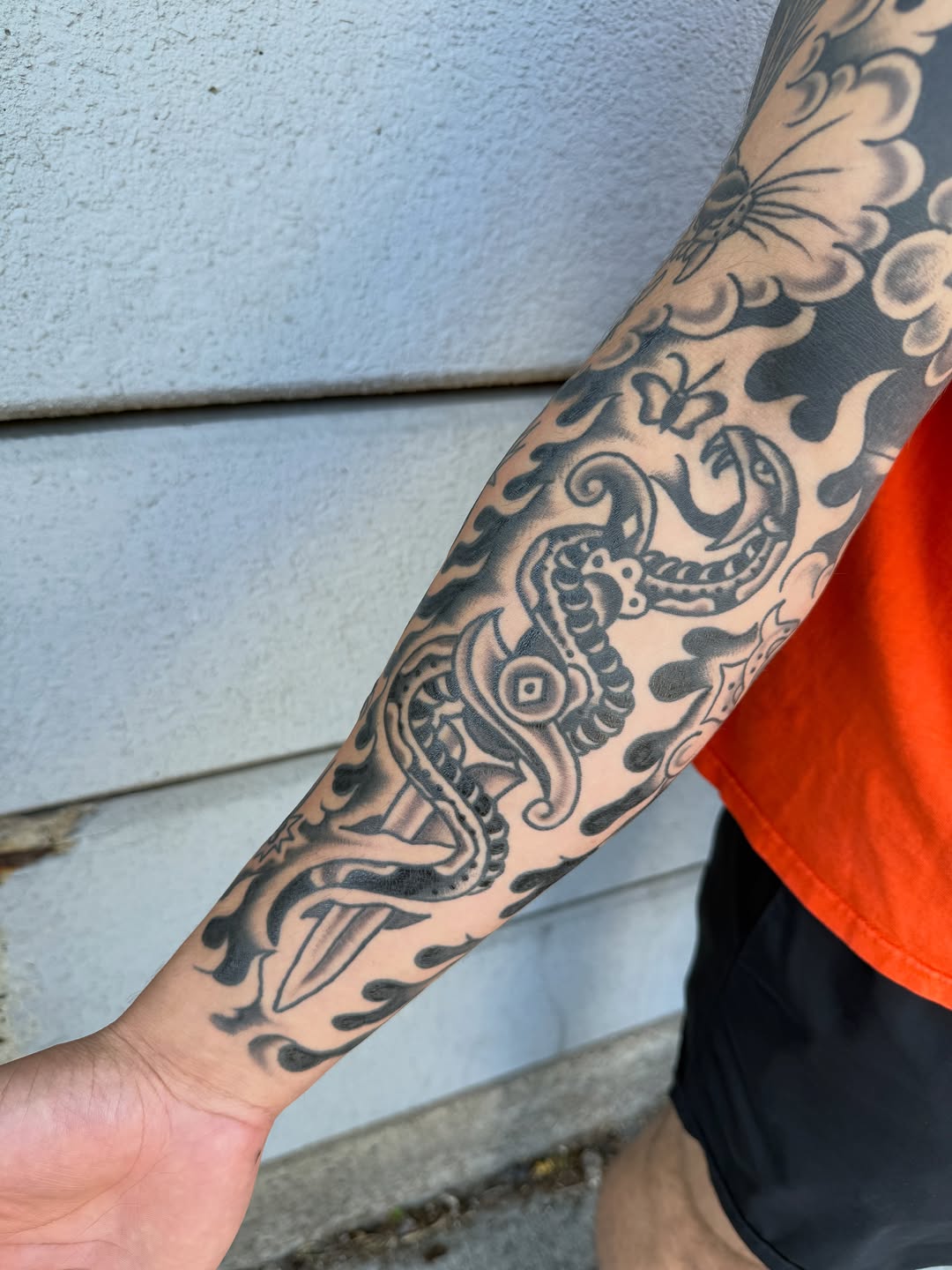 Tattoo by @mikedunntattoo — japanese_irezumi, black_and_grey
