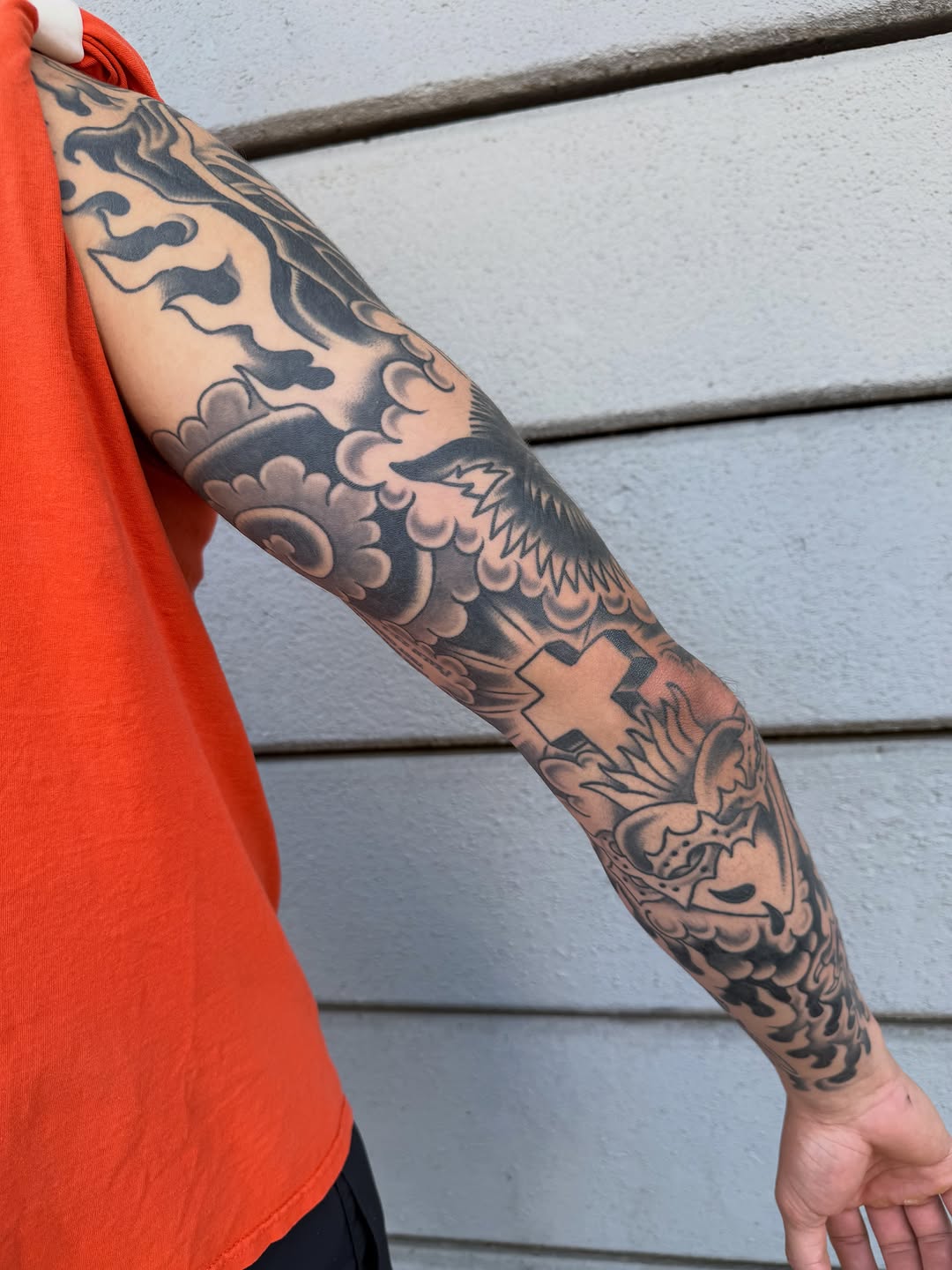 Tattoo by @mikedunntattoo — japanese_irezumi, black_and_grey