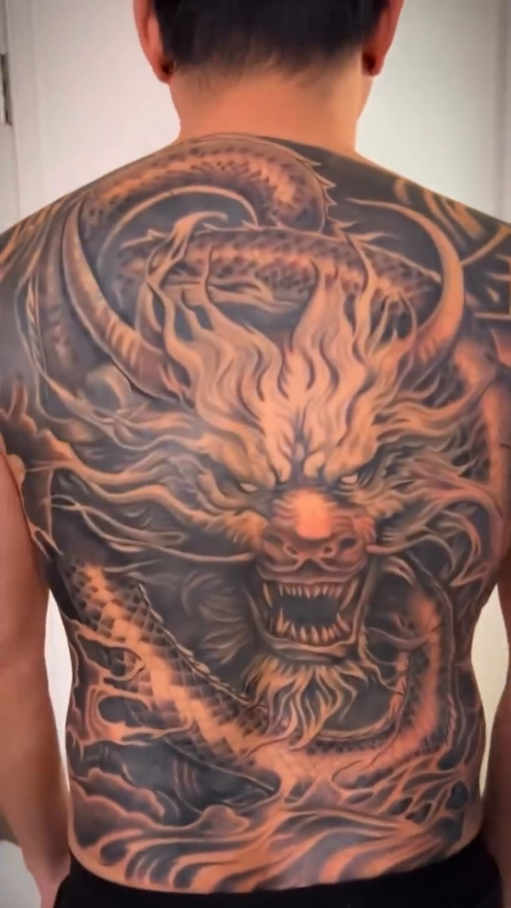 Tattoo by @tattoosbyxavier — japanese_irezumi, black_and_grey
