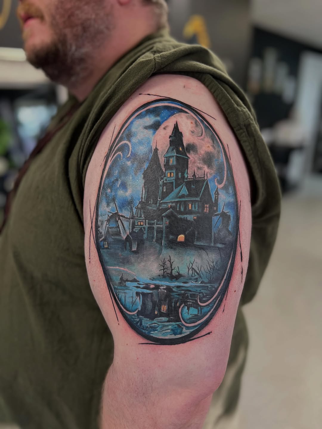 Tattoo by @midwestxjosh — realism, black_and_grey