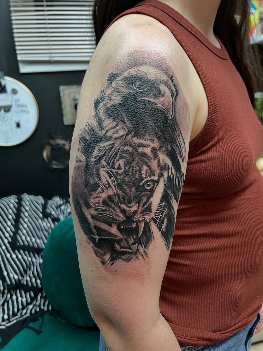 Tattoo by @midwestxjosh — realism, black_and_grey