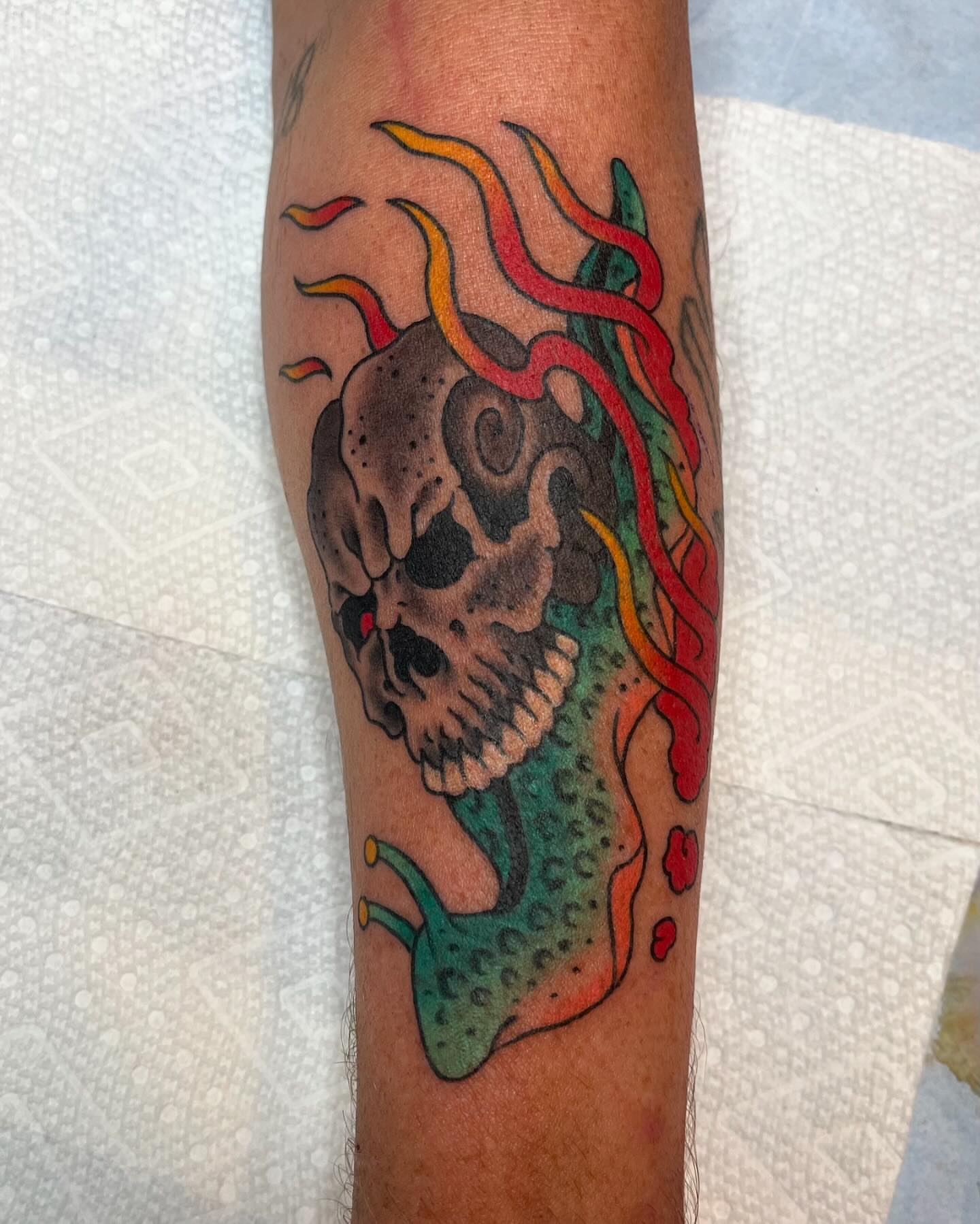 Tattoo by @haydenhoketattoo — new_school, surrealism