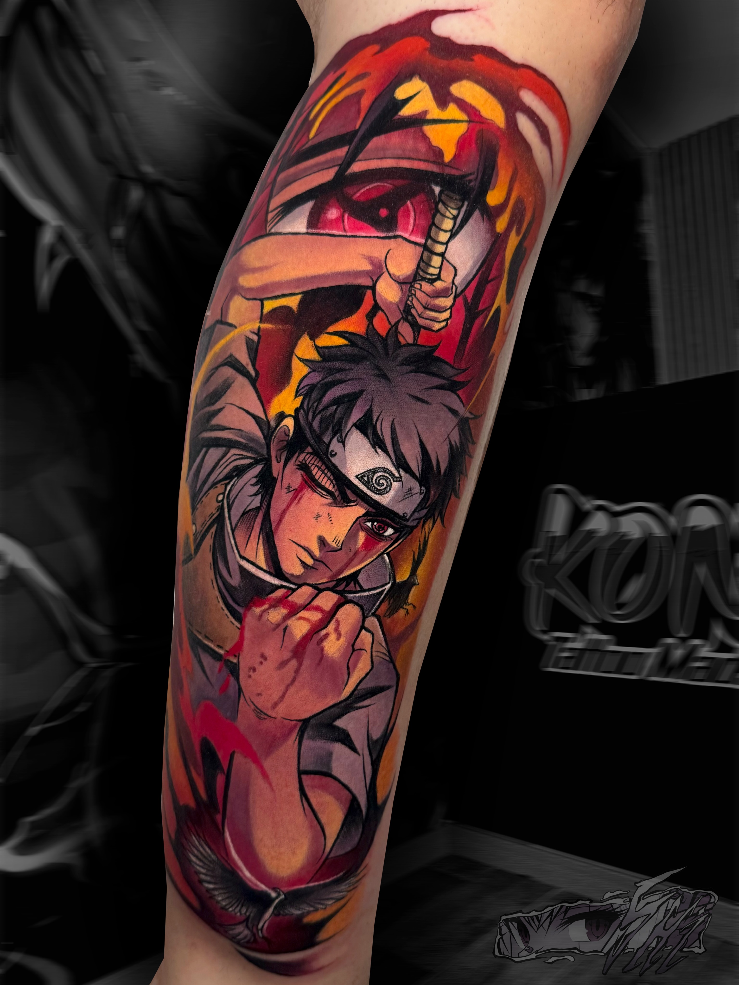 Tattoo by @ivanpelegrinmedina — anime