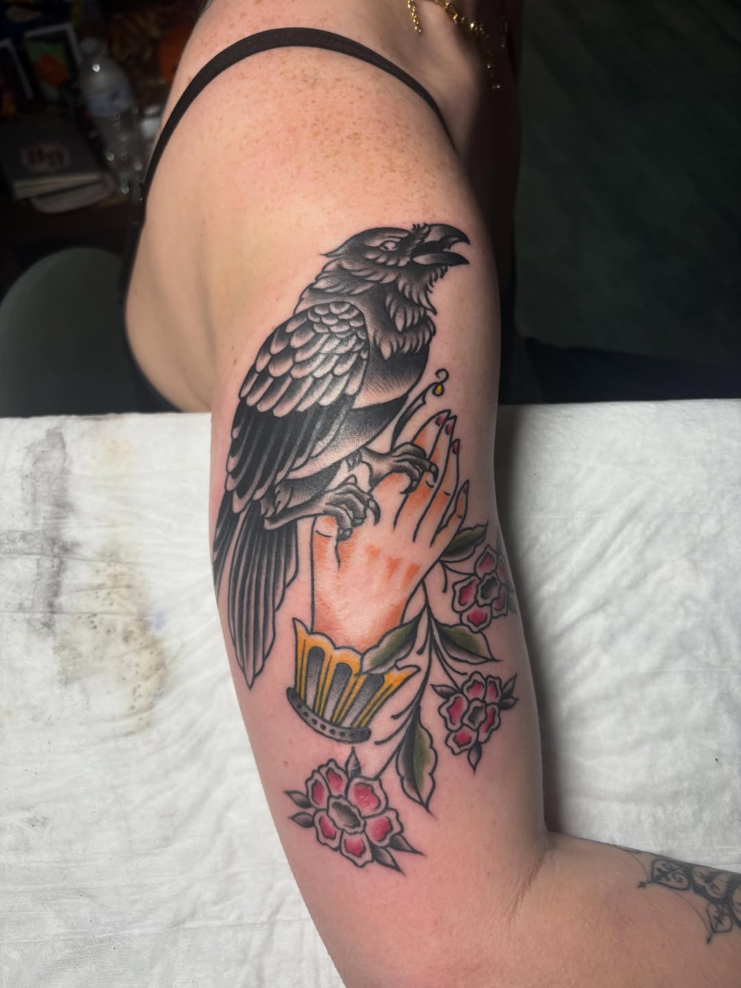 Tattoo by @gia.tattoos β american_traditional, black_and_grey