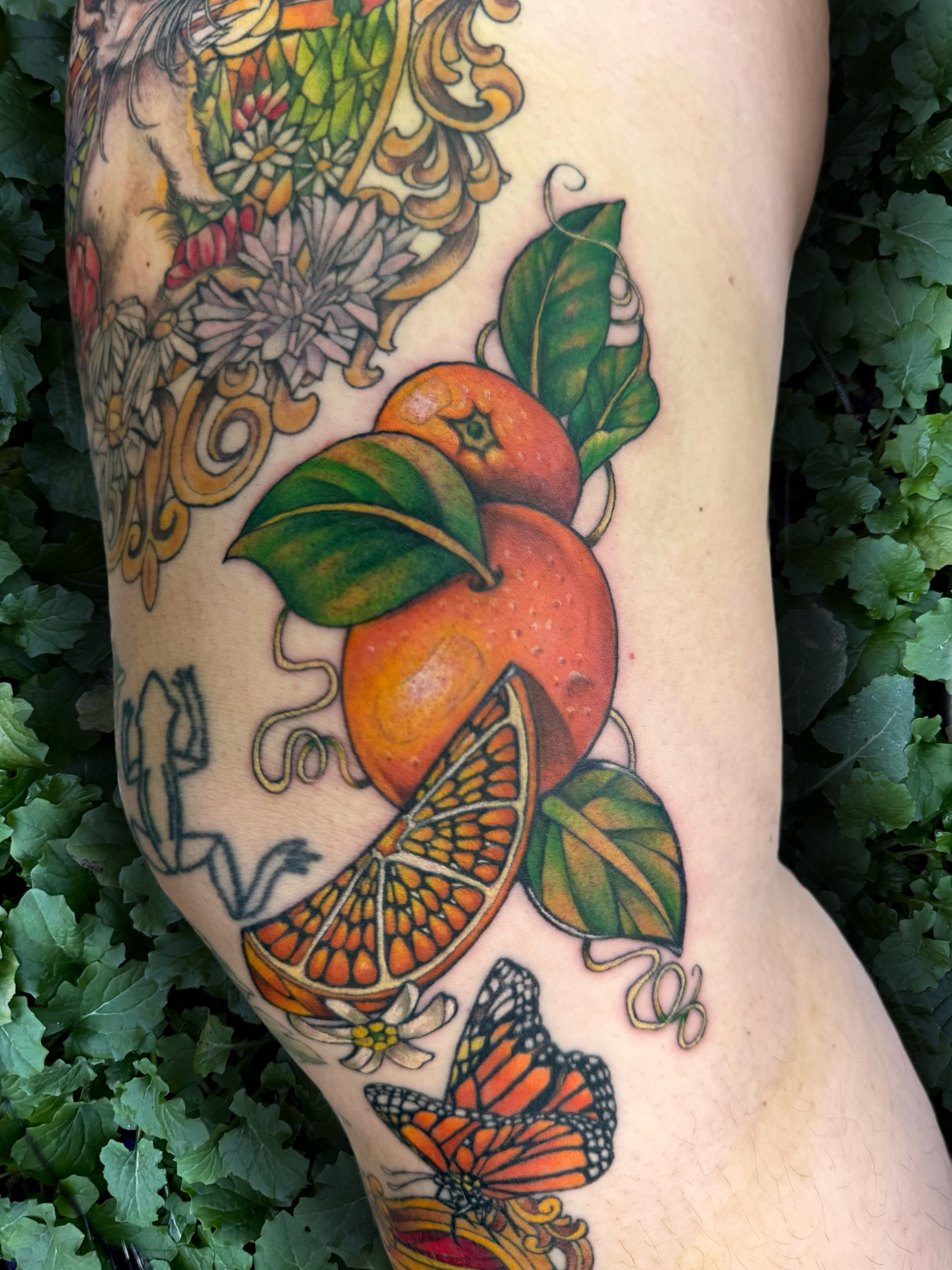 Tattoo by @moggtattoo β realism, dotwork
