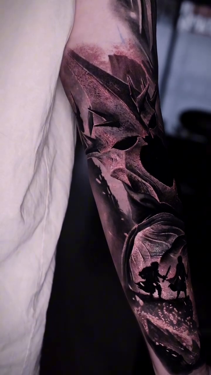 Tattoo by @the_marra_ — dark_realism, black_and_grey