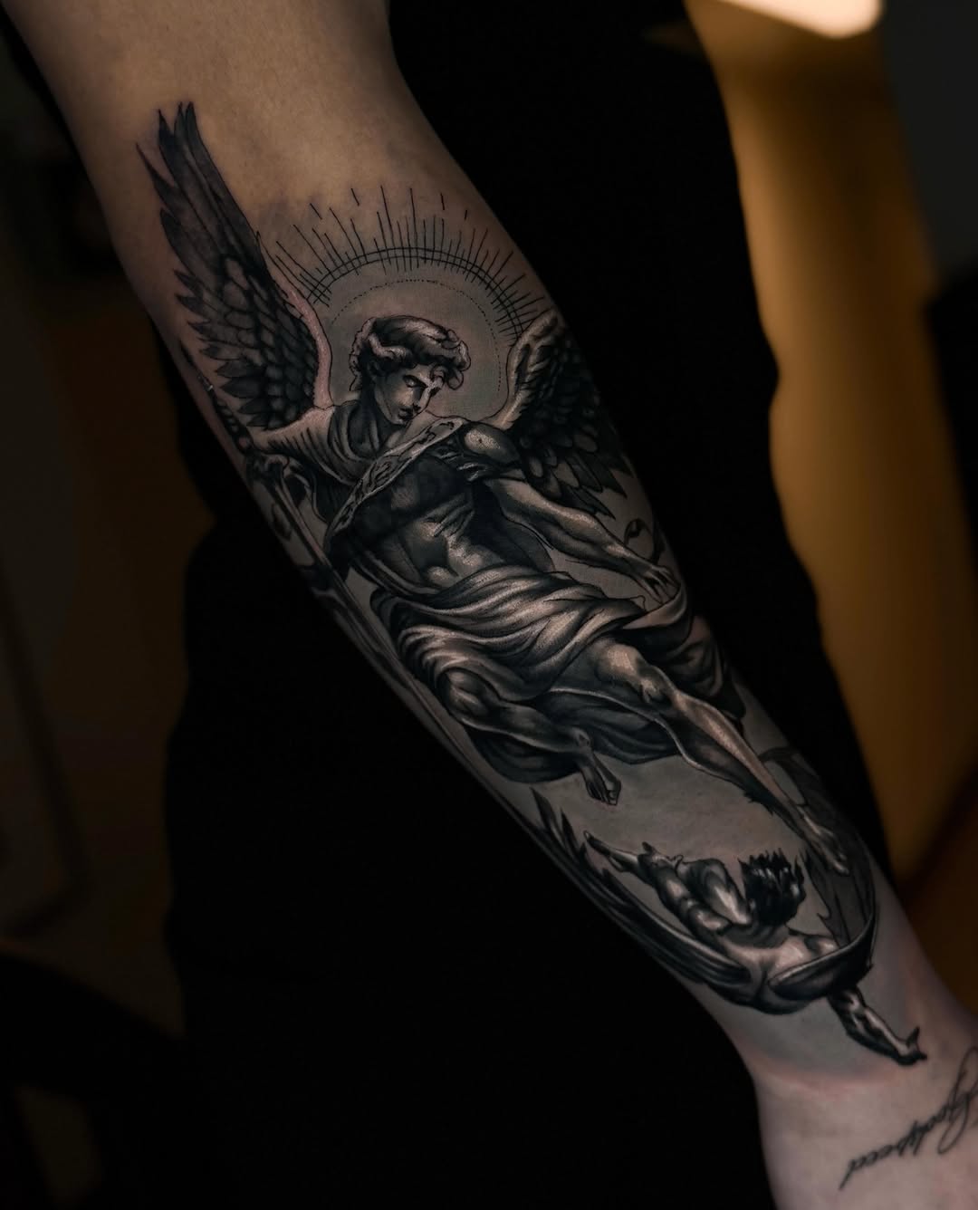 Tattoo by @aistetattoo — realism, black_and_grey