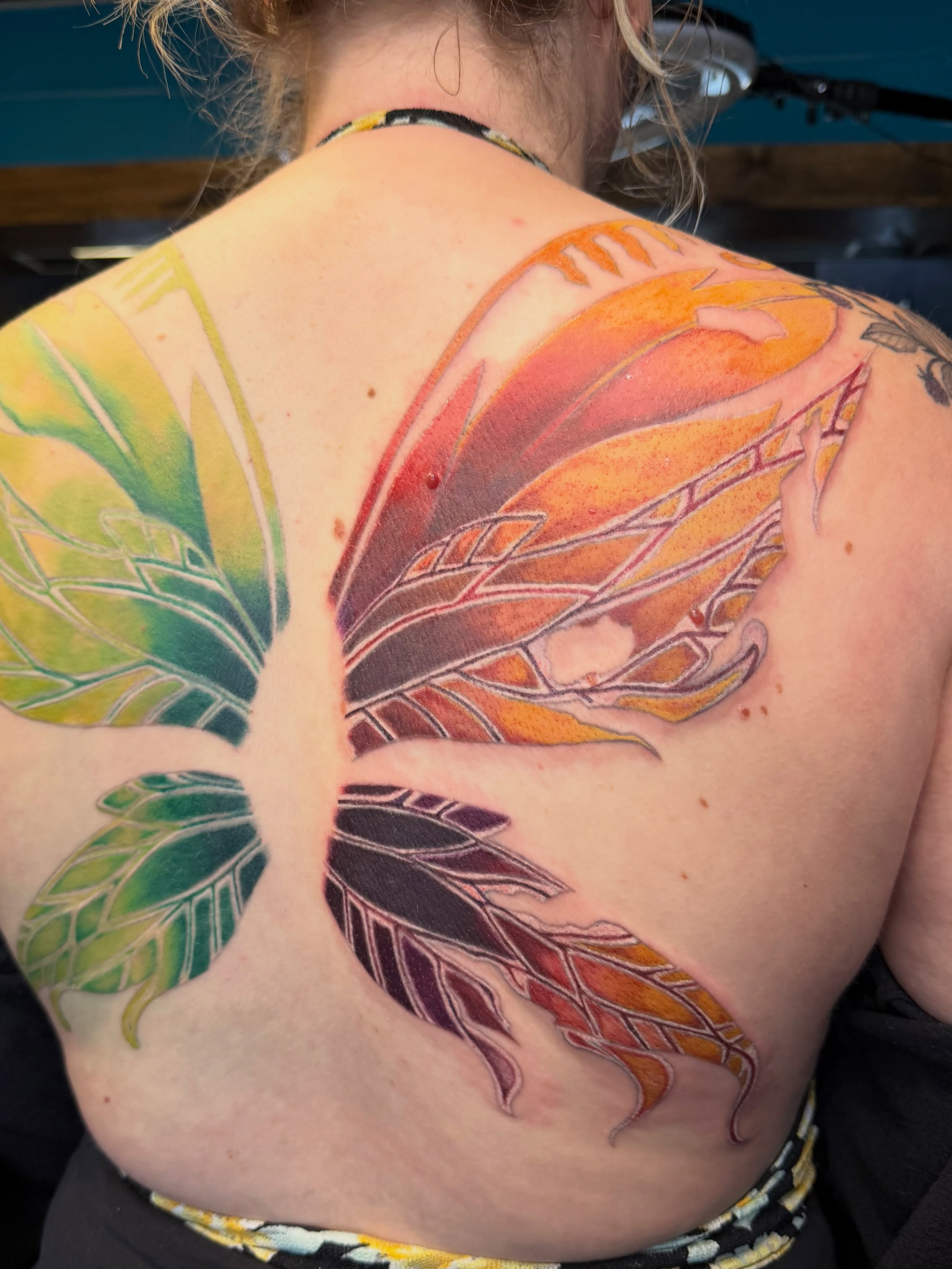 Tattoo by @marla_tattoo — watercolor