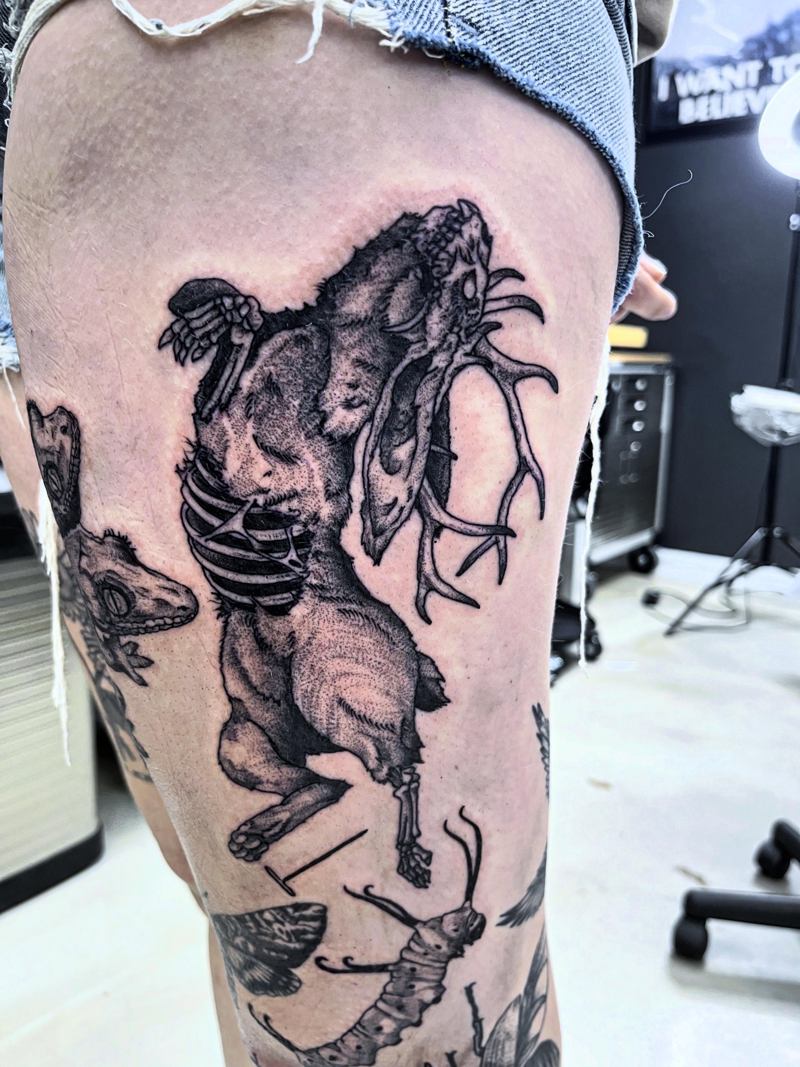 Tattoo by @ghost_world_studios — black_and_grey, realism