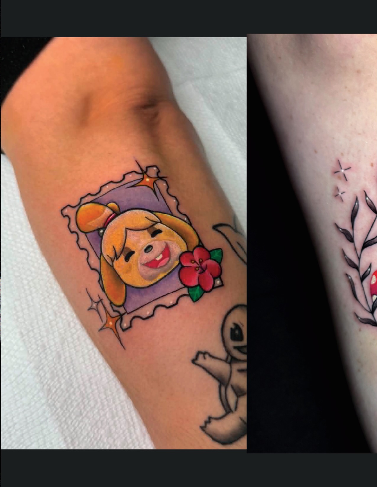 Pikachu dotwork tattoo on the forearm by Alexia