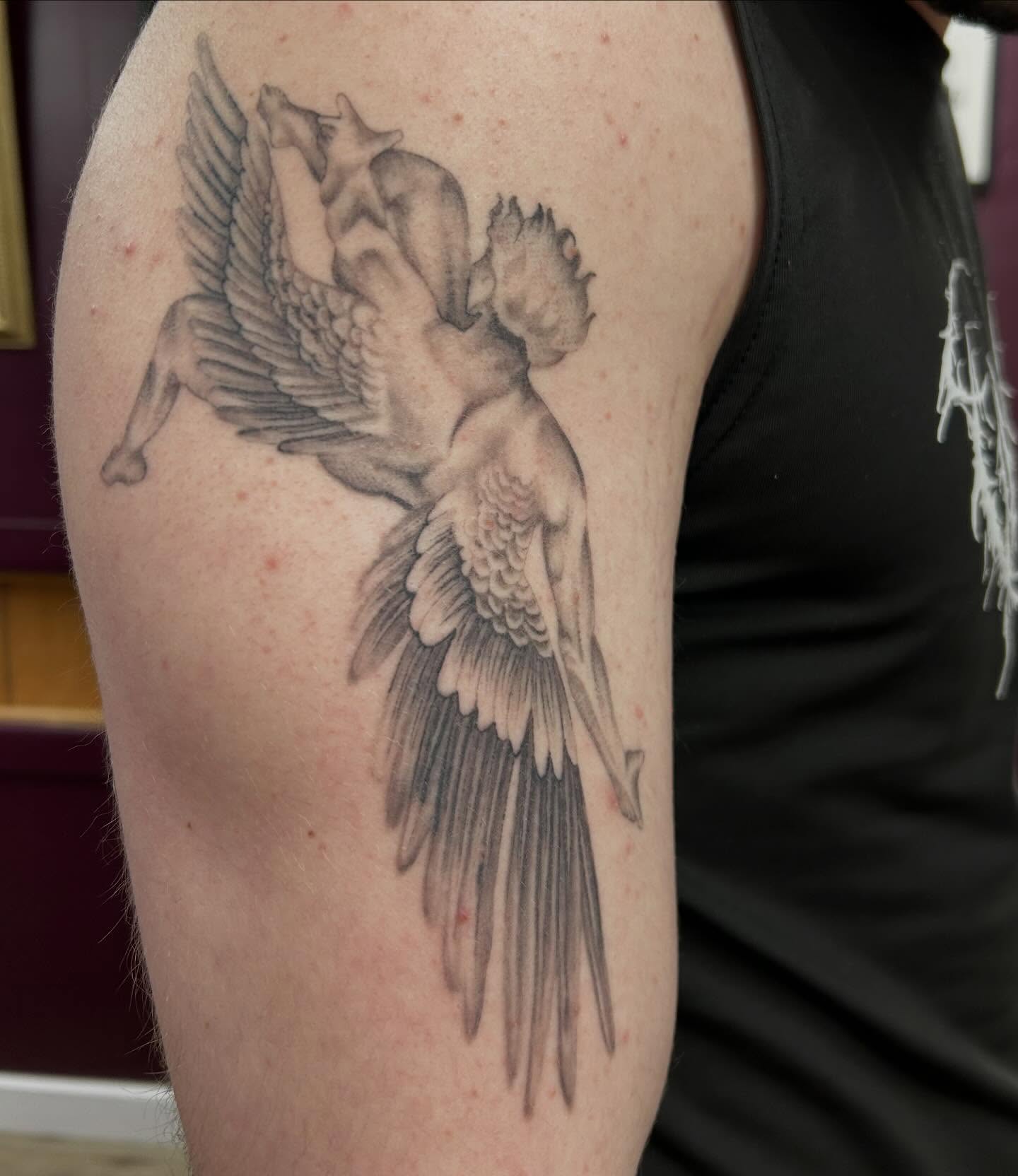 Tattoo by @underground_artcollective — black_and_grey, realism