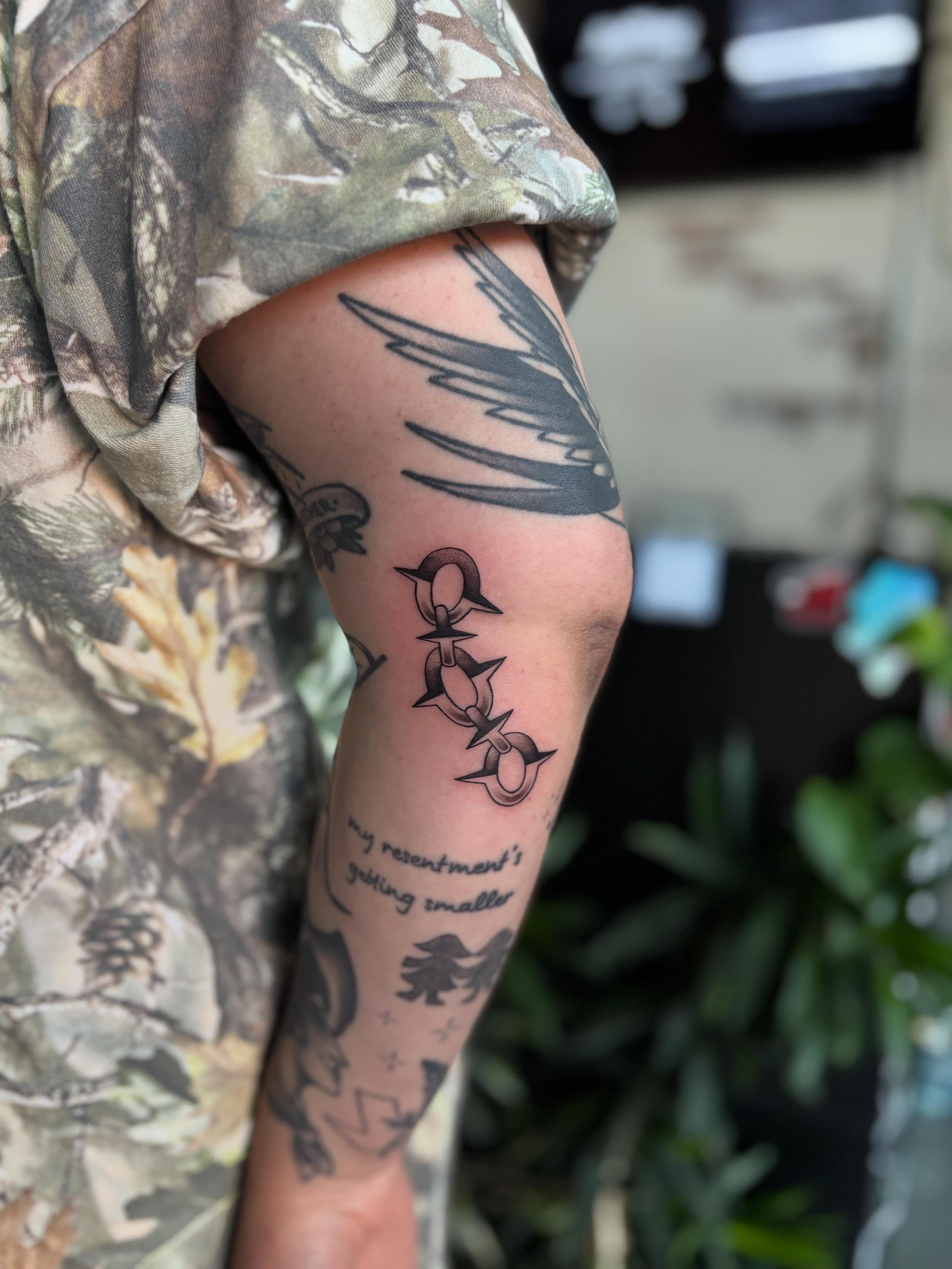Tattoo by @marissawhitaker_ — black_and_grey