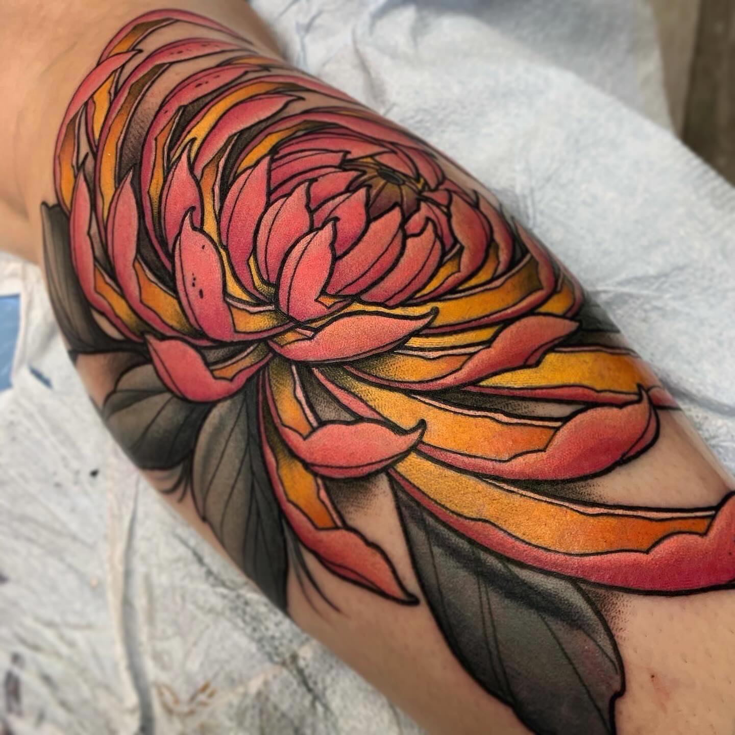 Tattoo by @alexrockoff — new_school