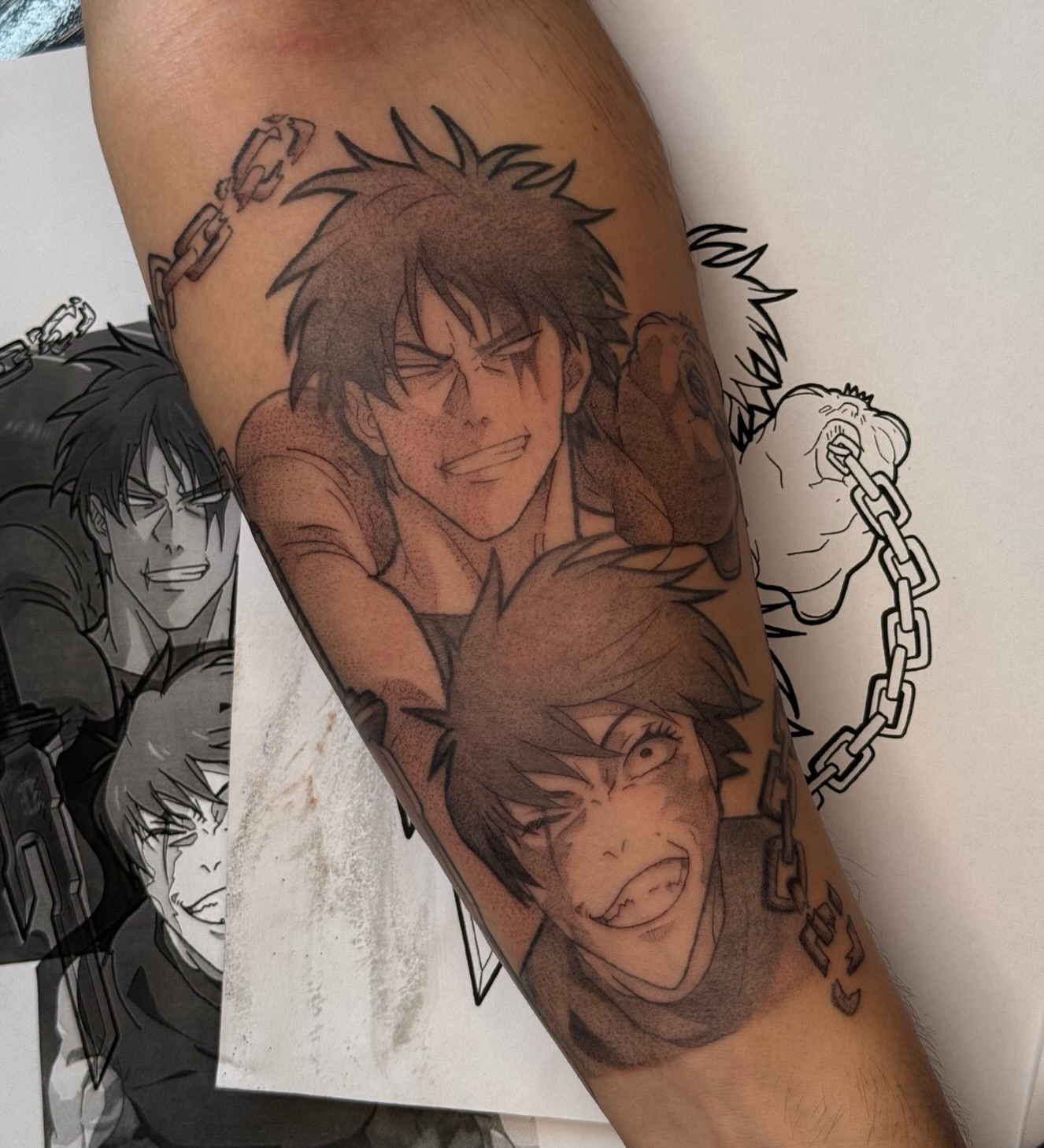Tattoo by @roselutattoo β anime