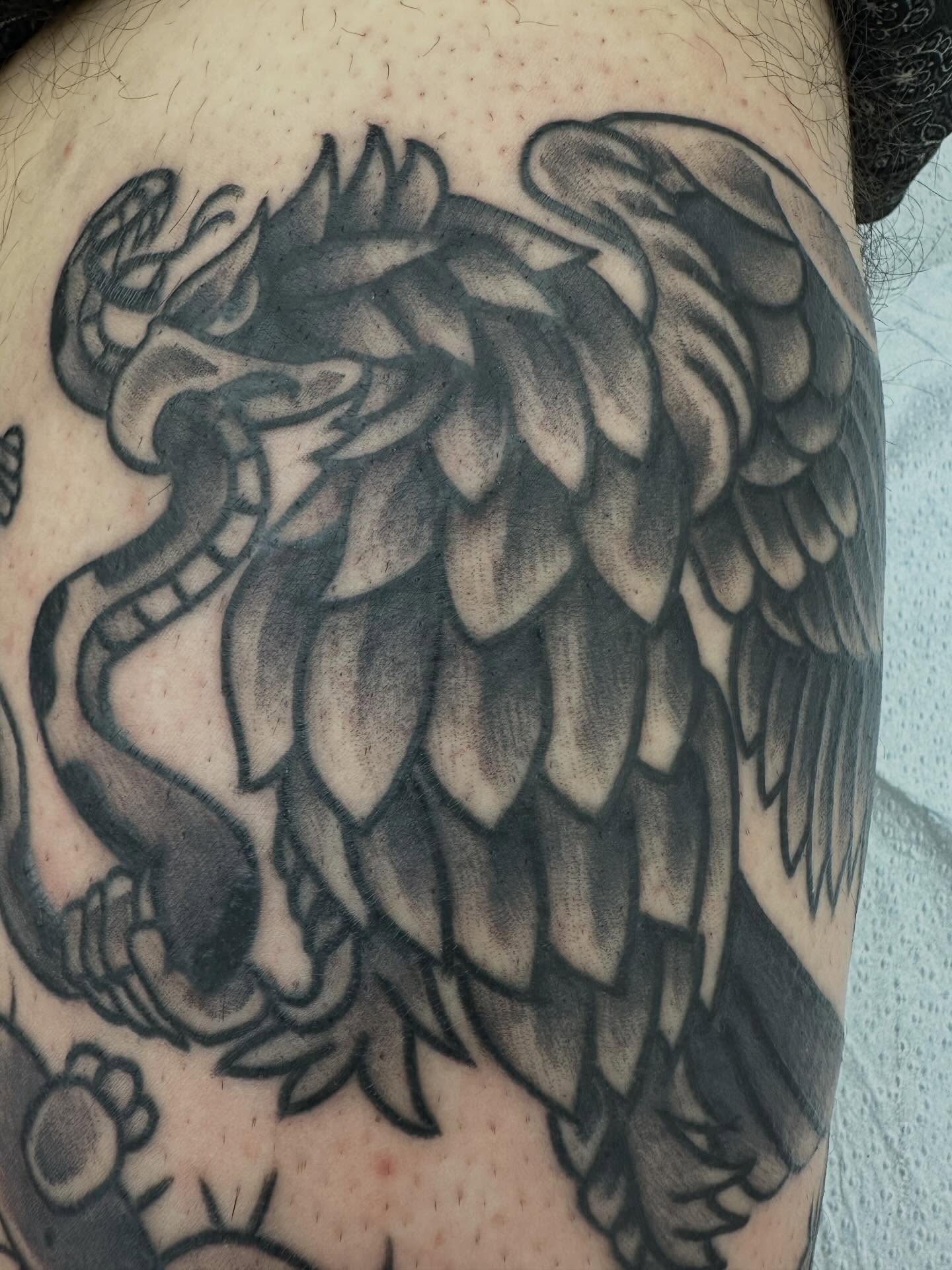 Tattoo by @ugh_mychaela โ black_and_grey