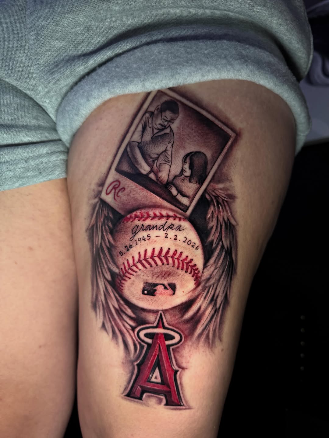 Tattoo by @rainofinktattoos — realism, black_and_grey