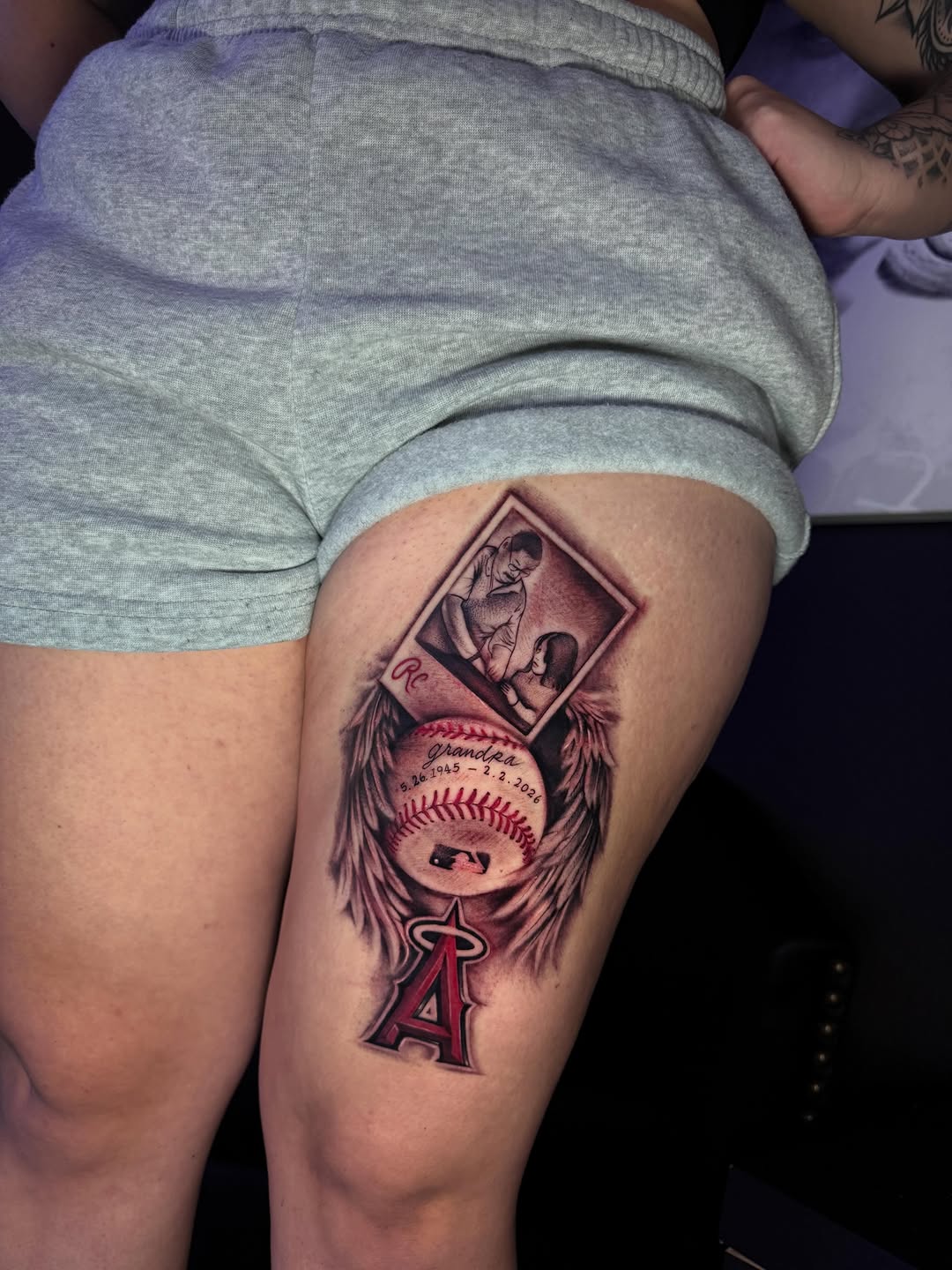 Tattoo by @rainofinktattoos — realism, black_and_grey