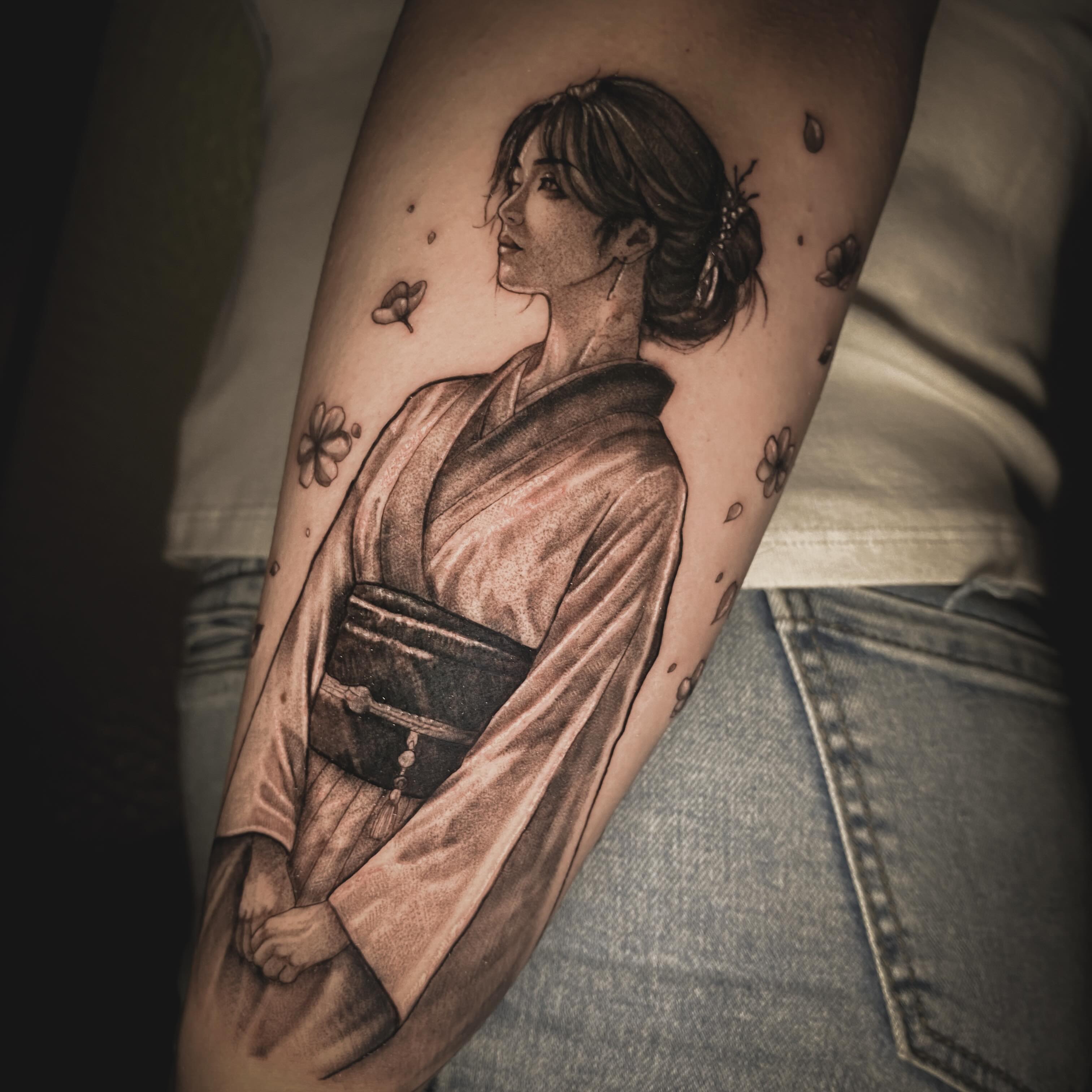 Tattoo by @yin.ttt — black_and_grey, realism