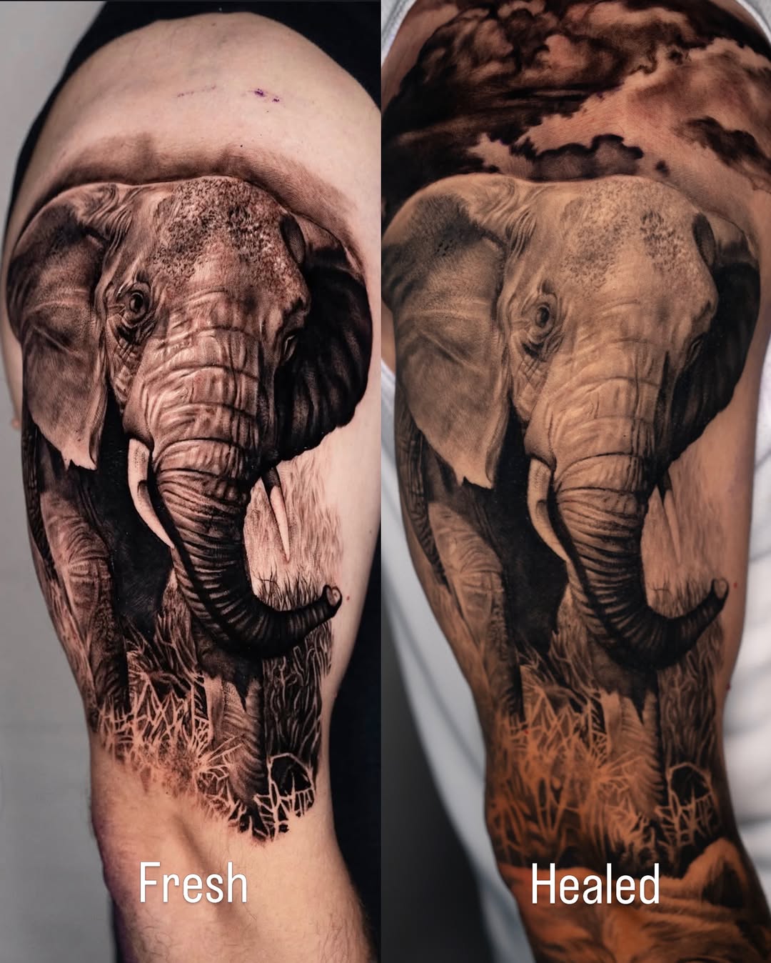 Tattoo by @gionastarace_tattoo — realism, black_and_grey