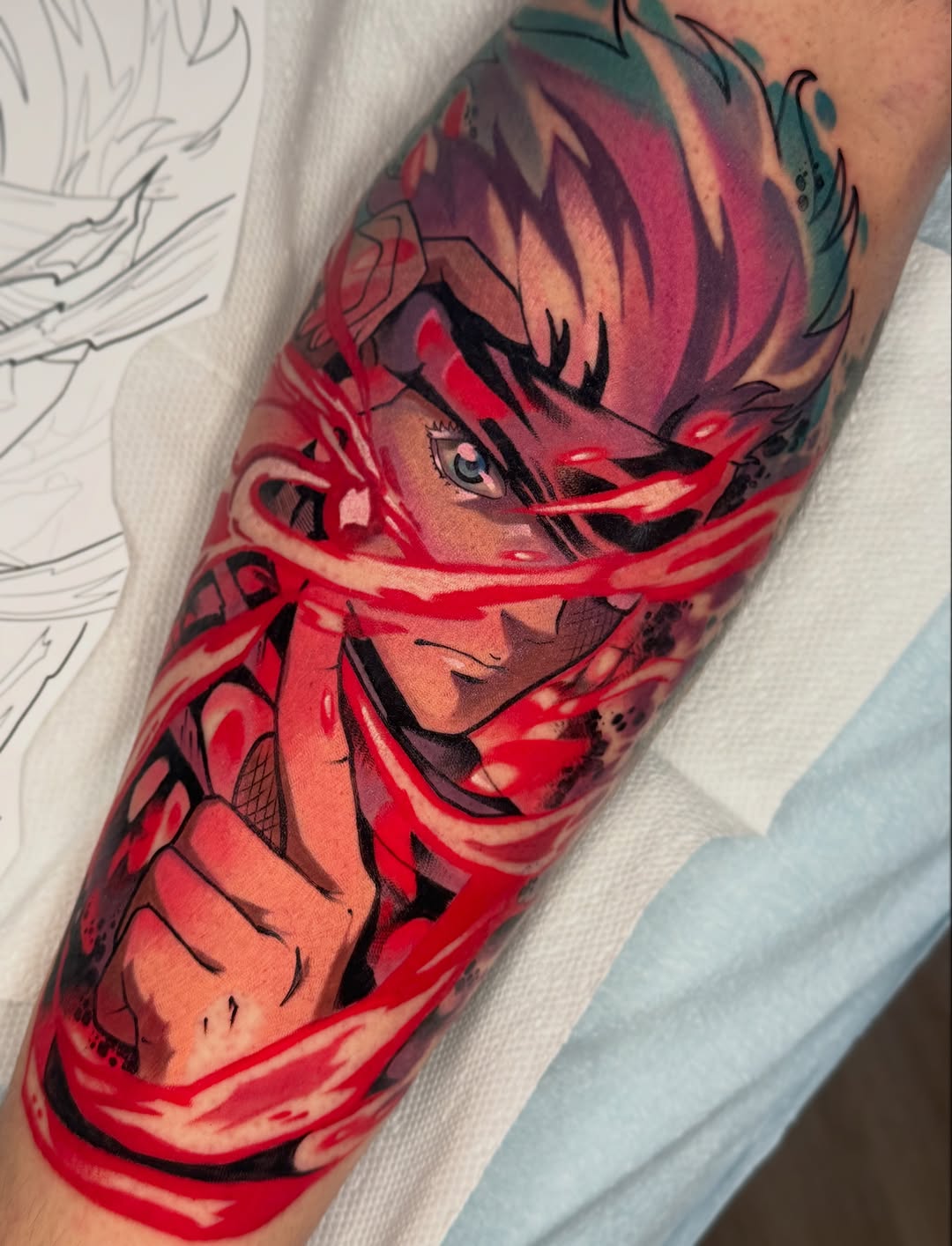Tattoo by @karaxklenk — anime, trash_polka