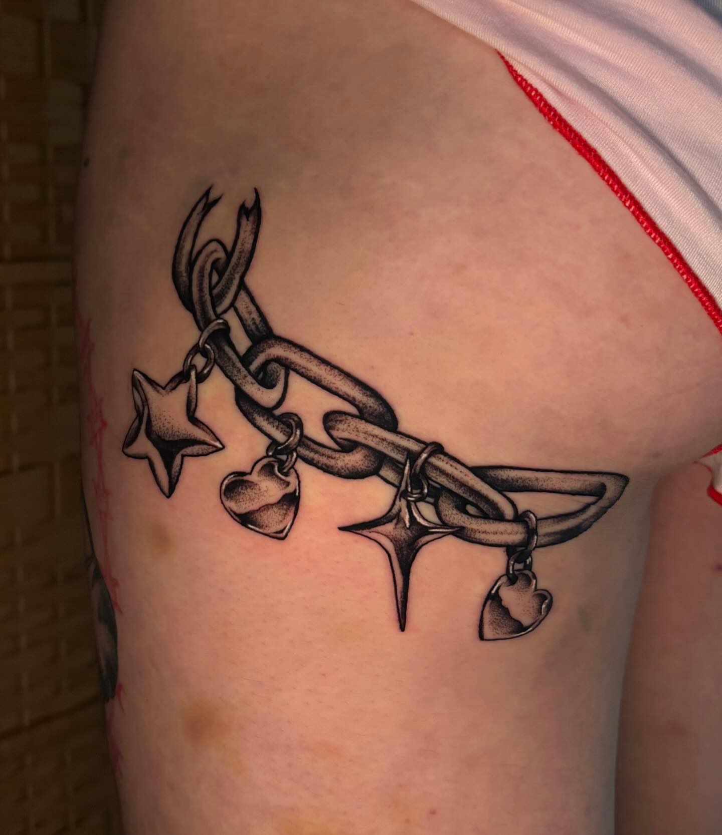 Tattoo by @jdawgdotgov — black_and_grey