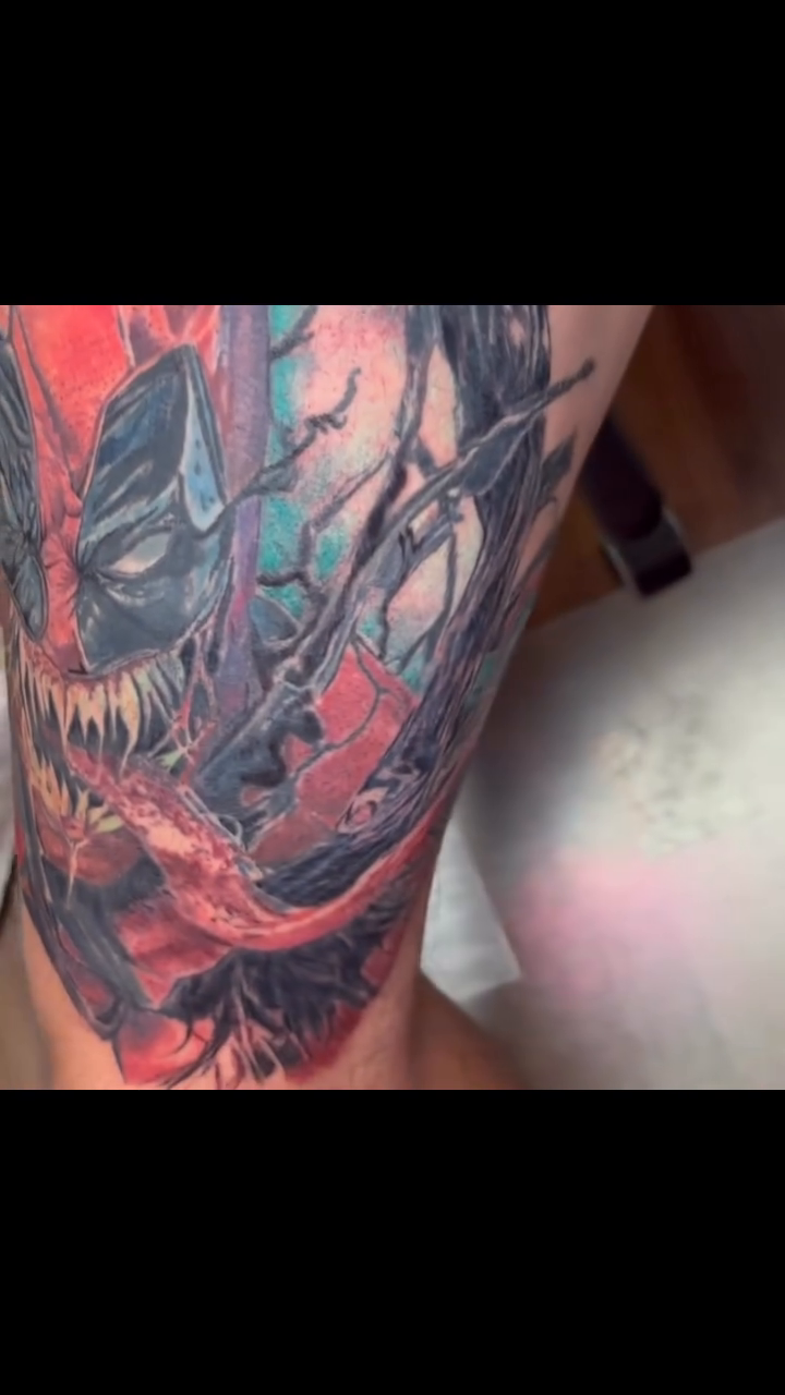 Tattoo by @dre_ortiz.tattoos — realism, trash_polka