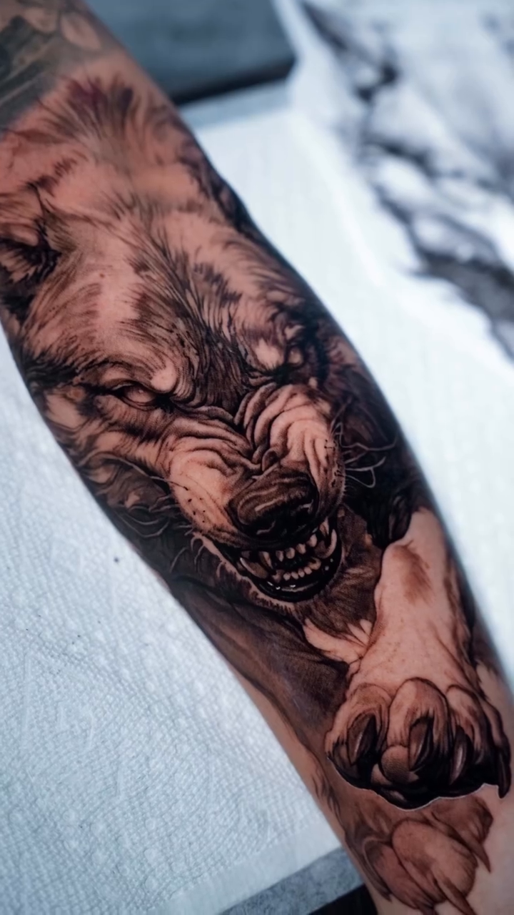 Tattoo by @a_ritova — realism, black_and_grey