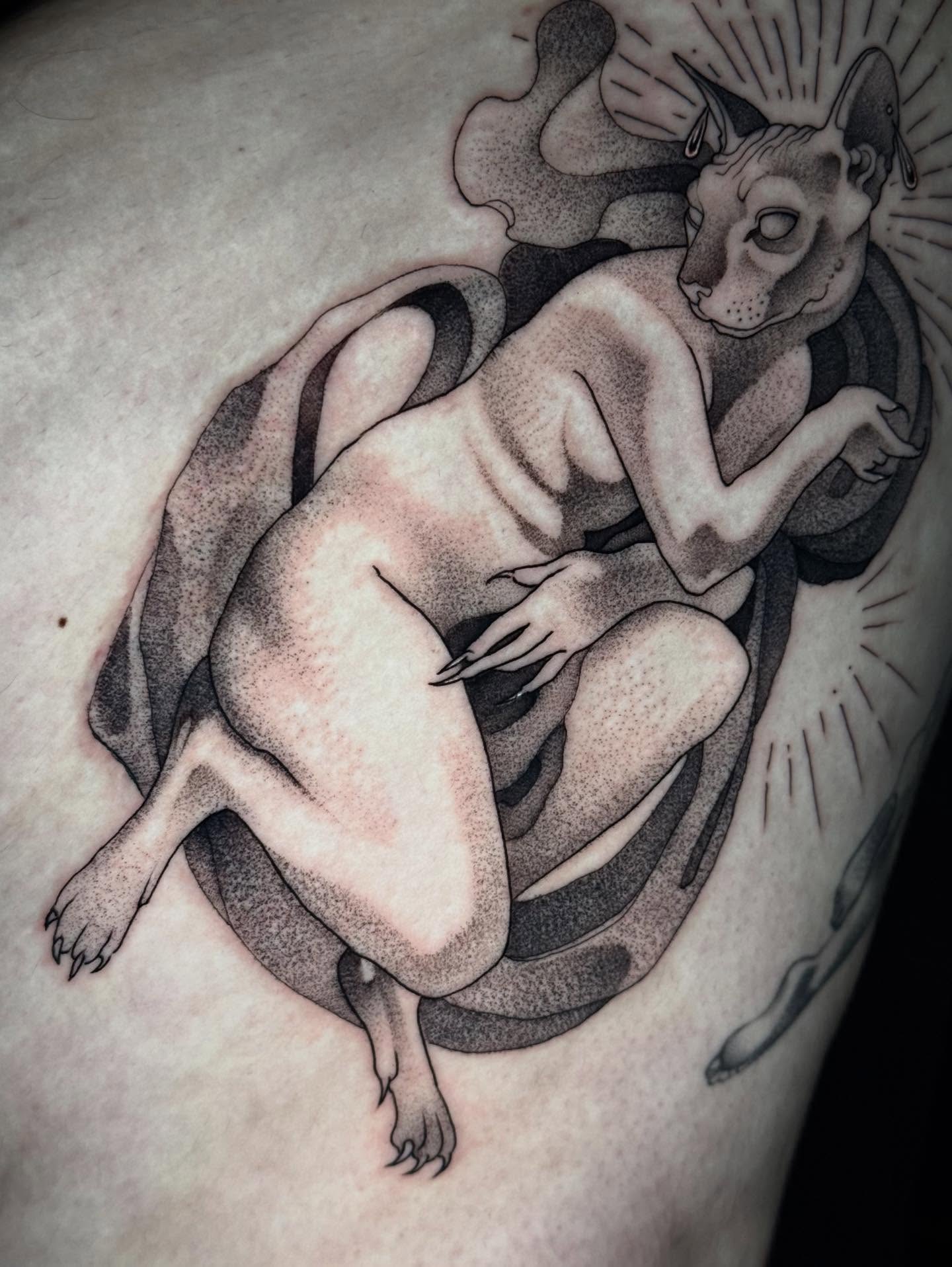 Tattoo by @mad_s_ink — black_and_grey, realism
