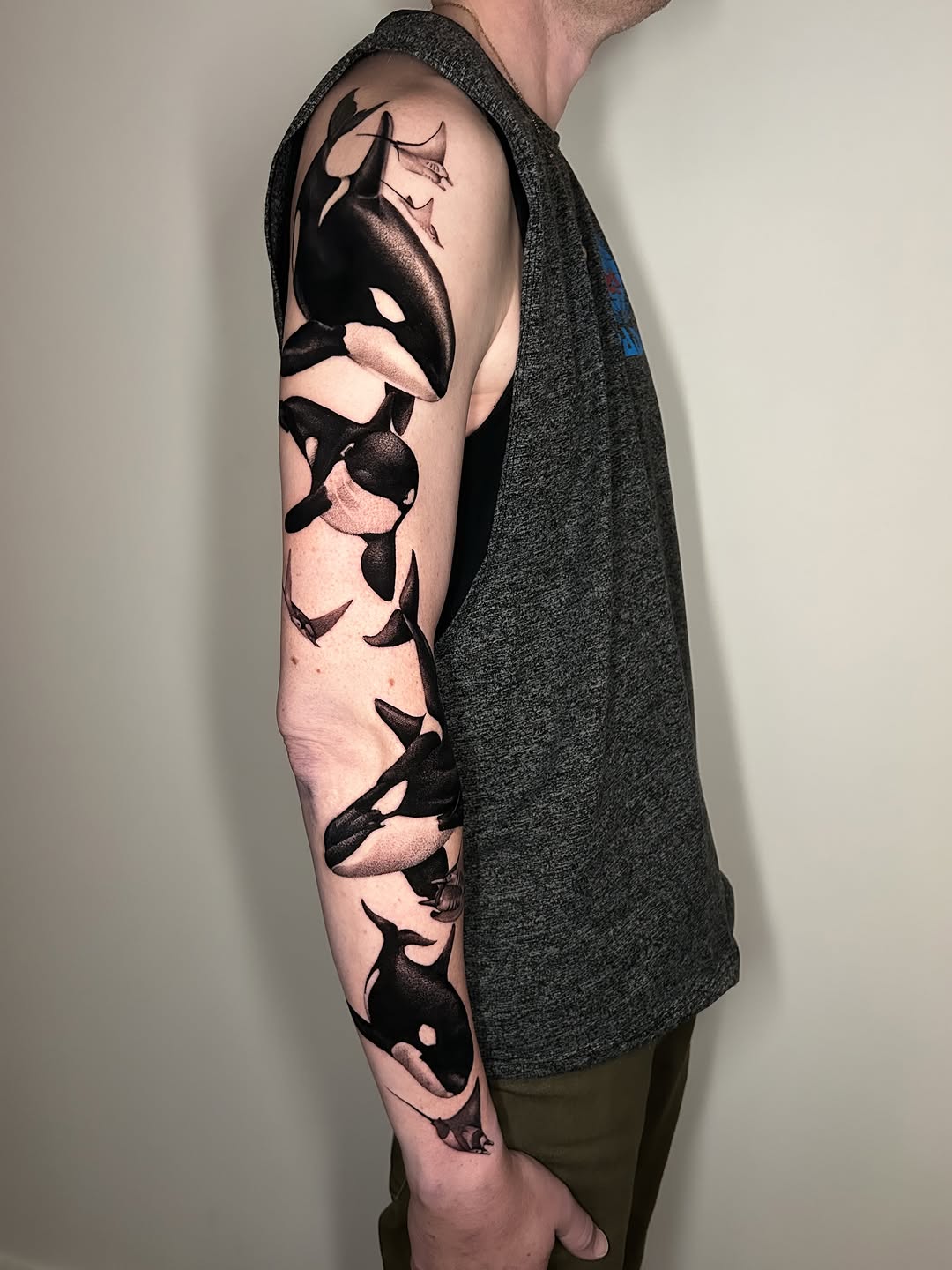 Tattoo by @crystalthornstattoo — realism, black_and_grey