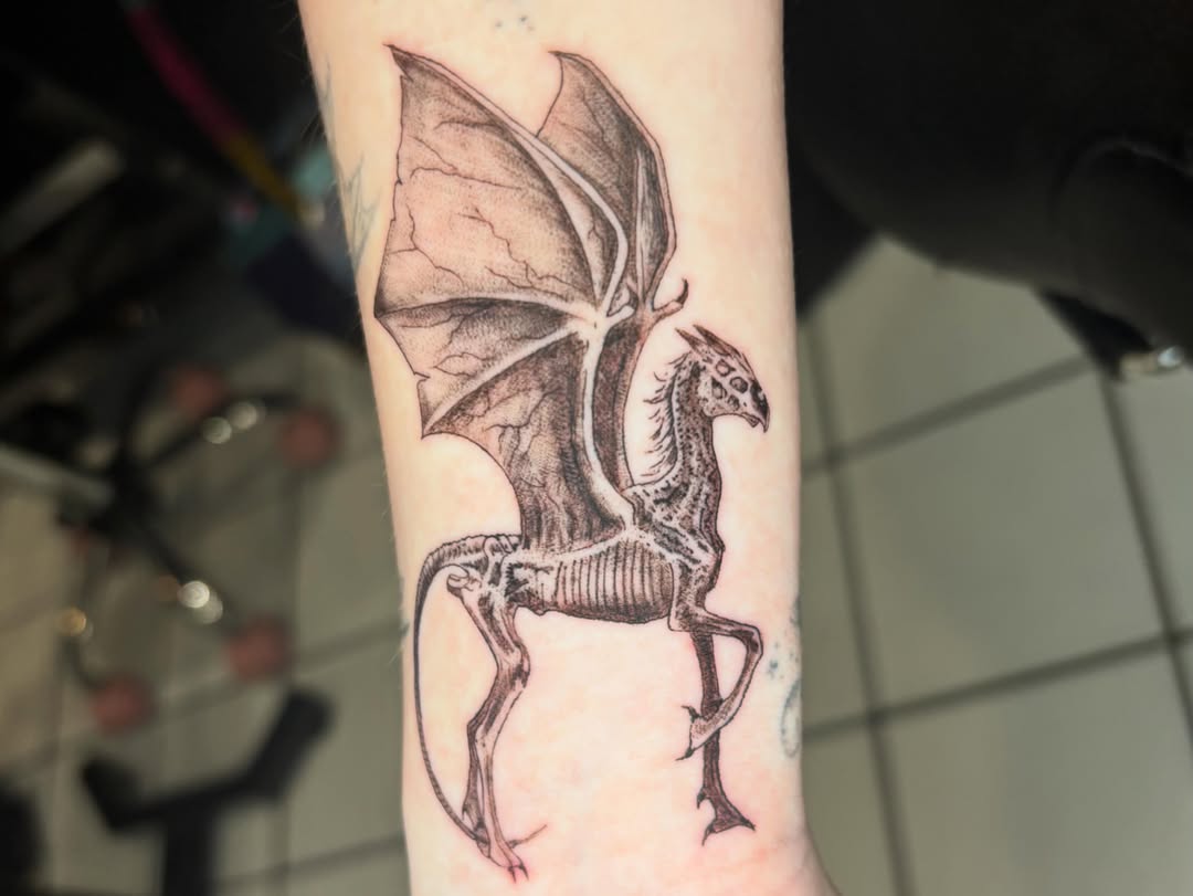 Tattoo by @tankgurl_tattoos — black_and_grey, realism
