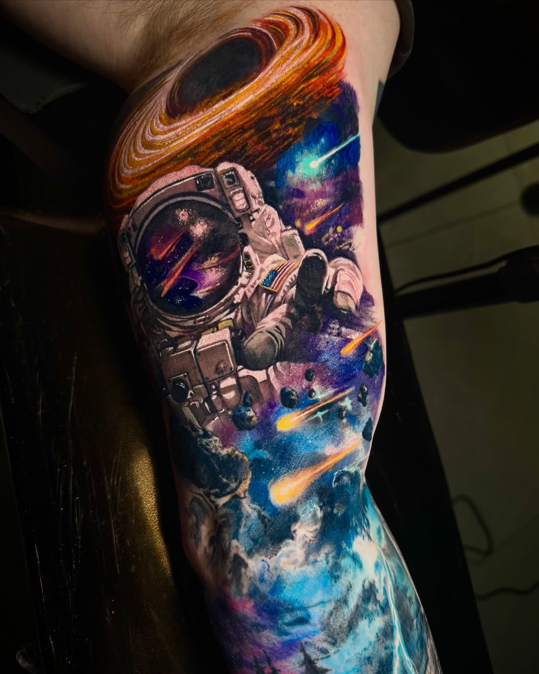 Tattoo by @gabrielvtattoos — realism, trash_polka