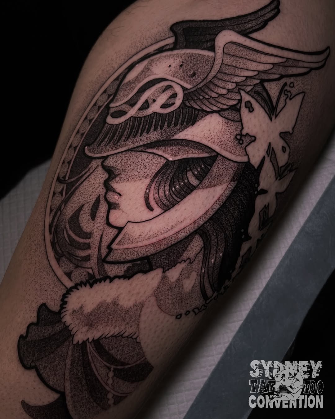 Tattoo by @jett_sonn β dotwork, black_and_grey