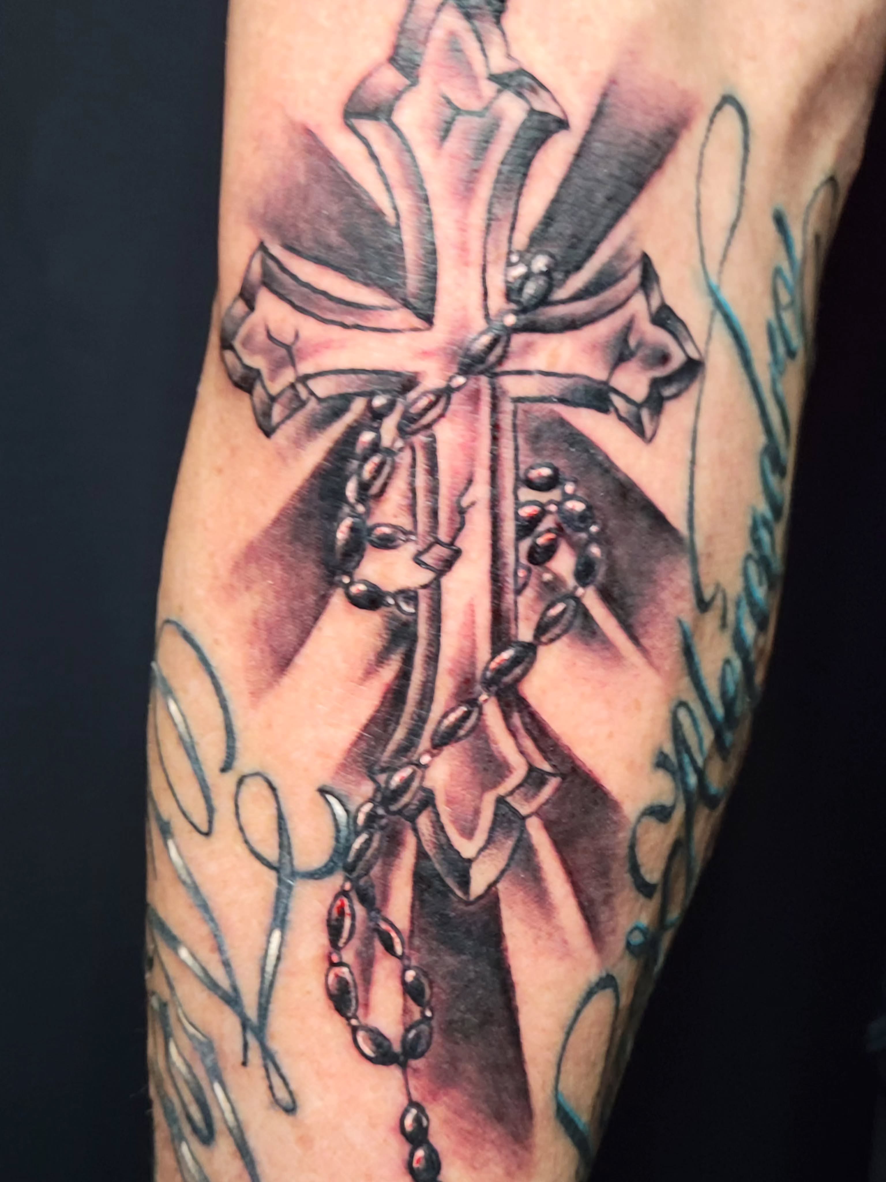Tattoo by @theinkboxtattoos — black_and_grey, realism