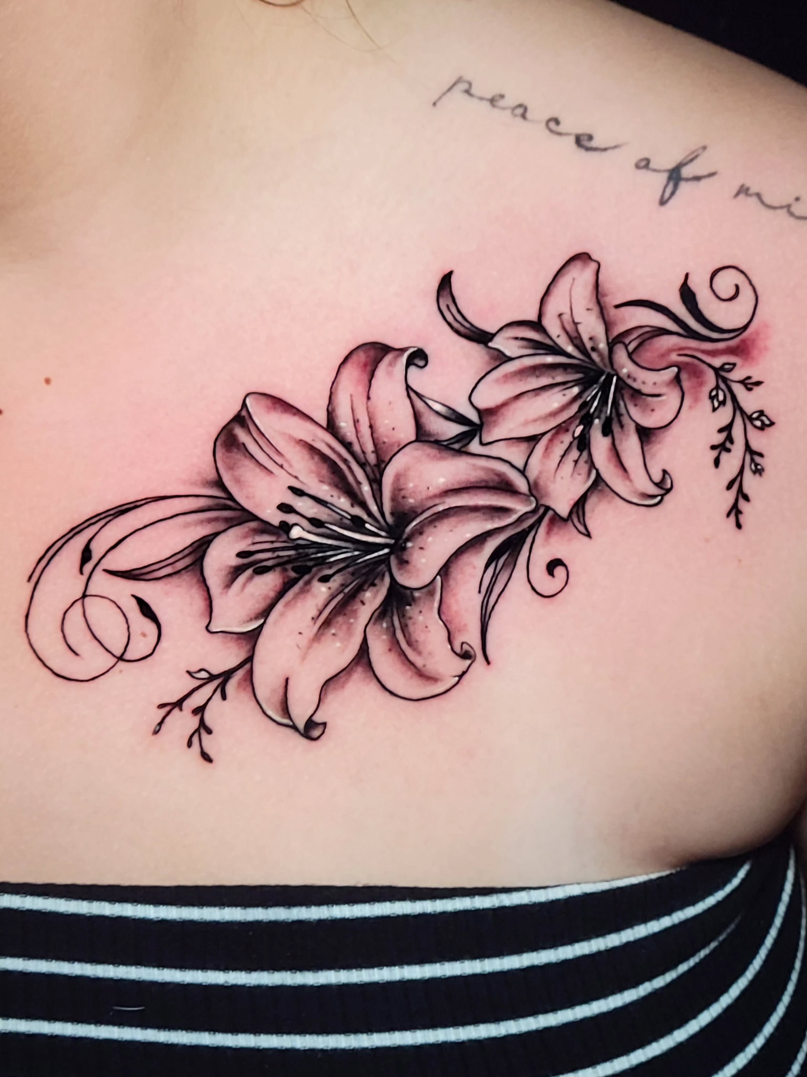 Tattoo by @theinkboxtattoos — black_and_grey