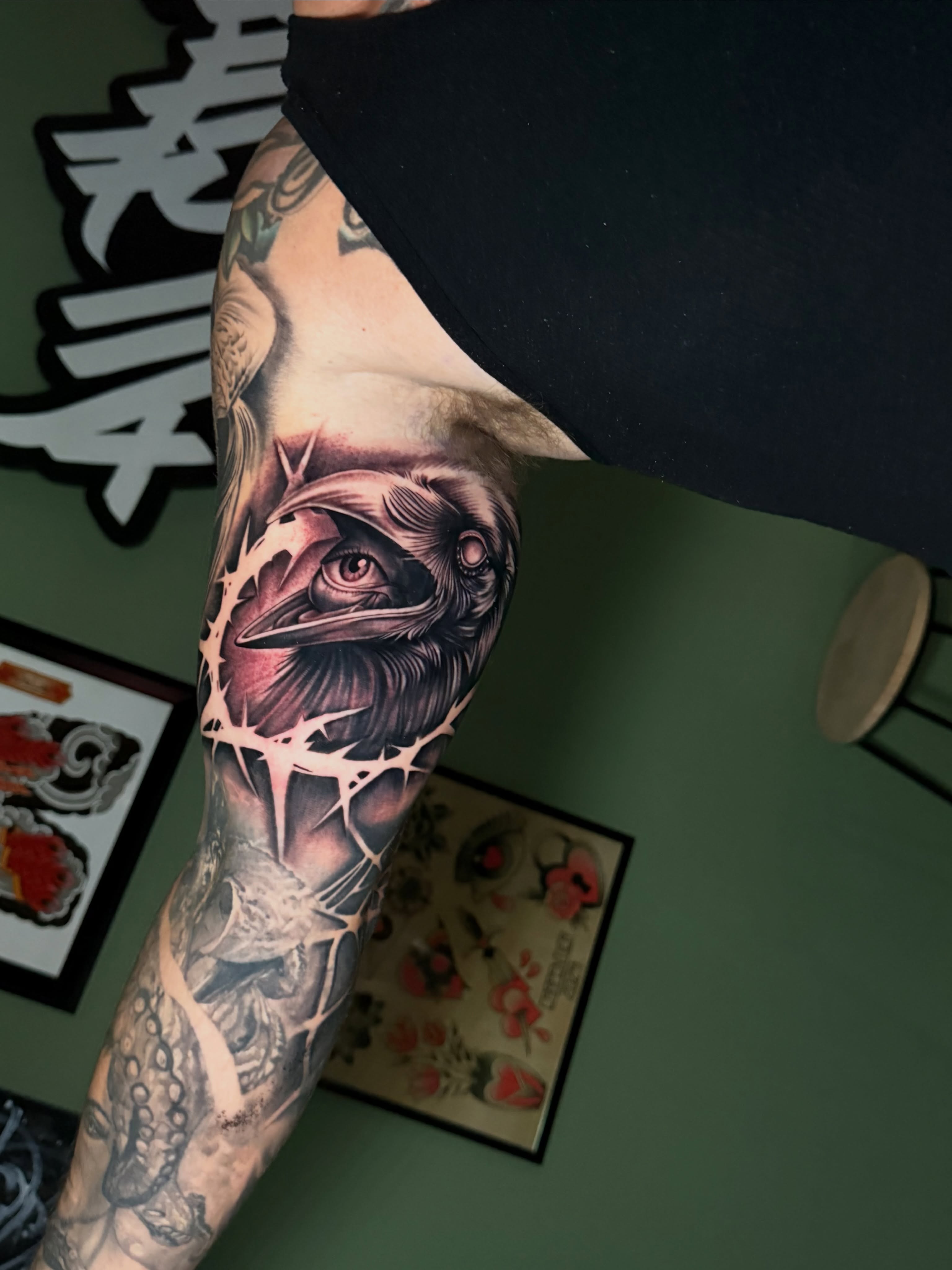 Tattoo by @tattooray — realism, dark_realism
