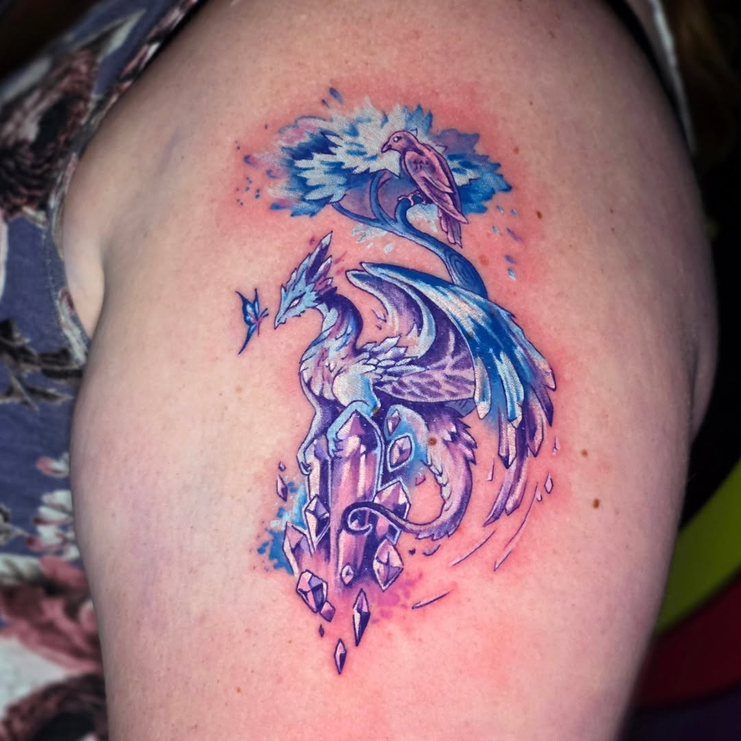 Tattoo by @inkbybcake โ watercolor, realism