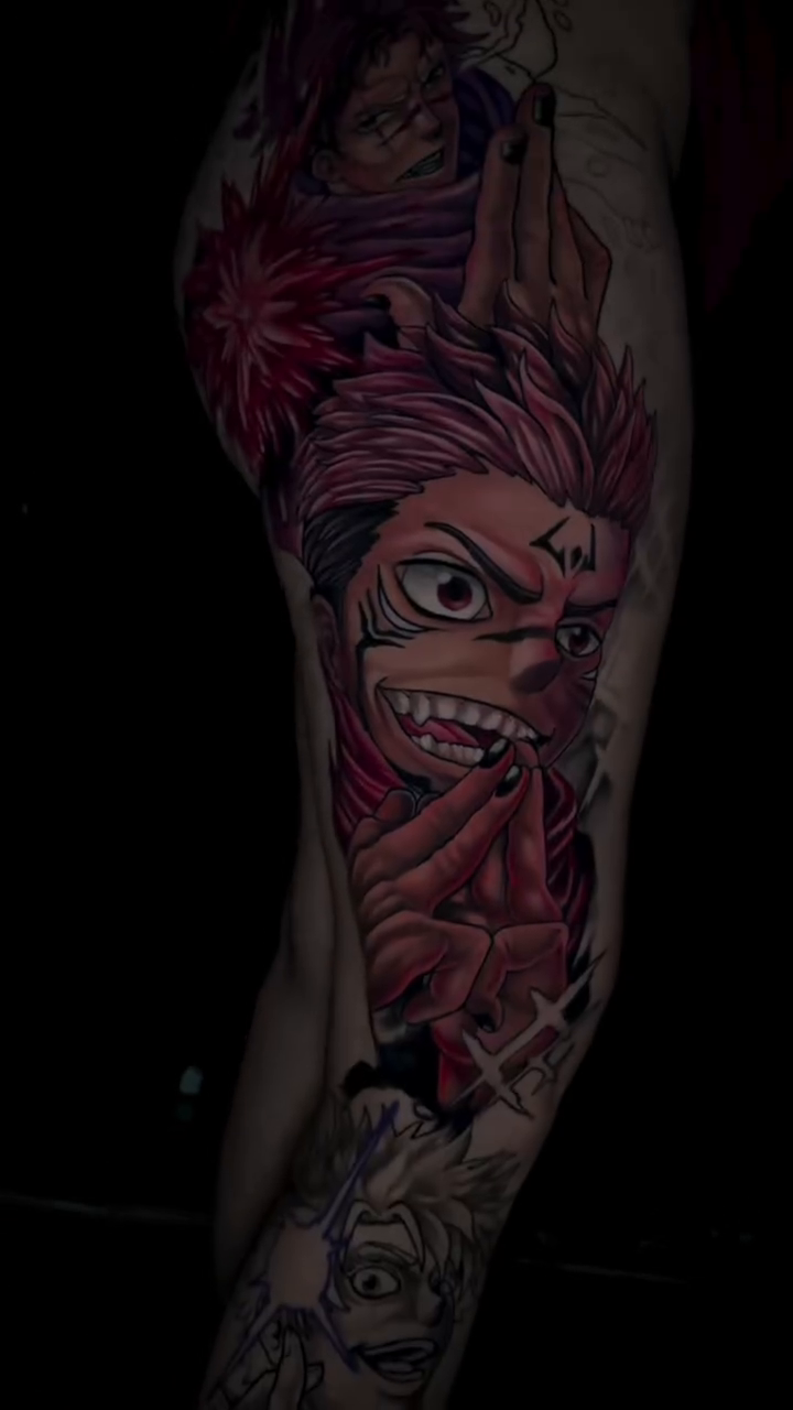 Tattoo by @tattoosbyandrewluce — anime, trash_polka