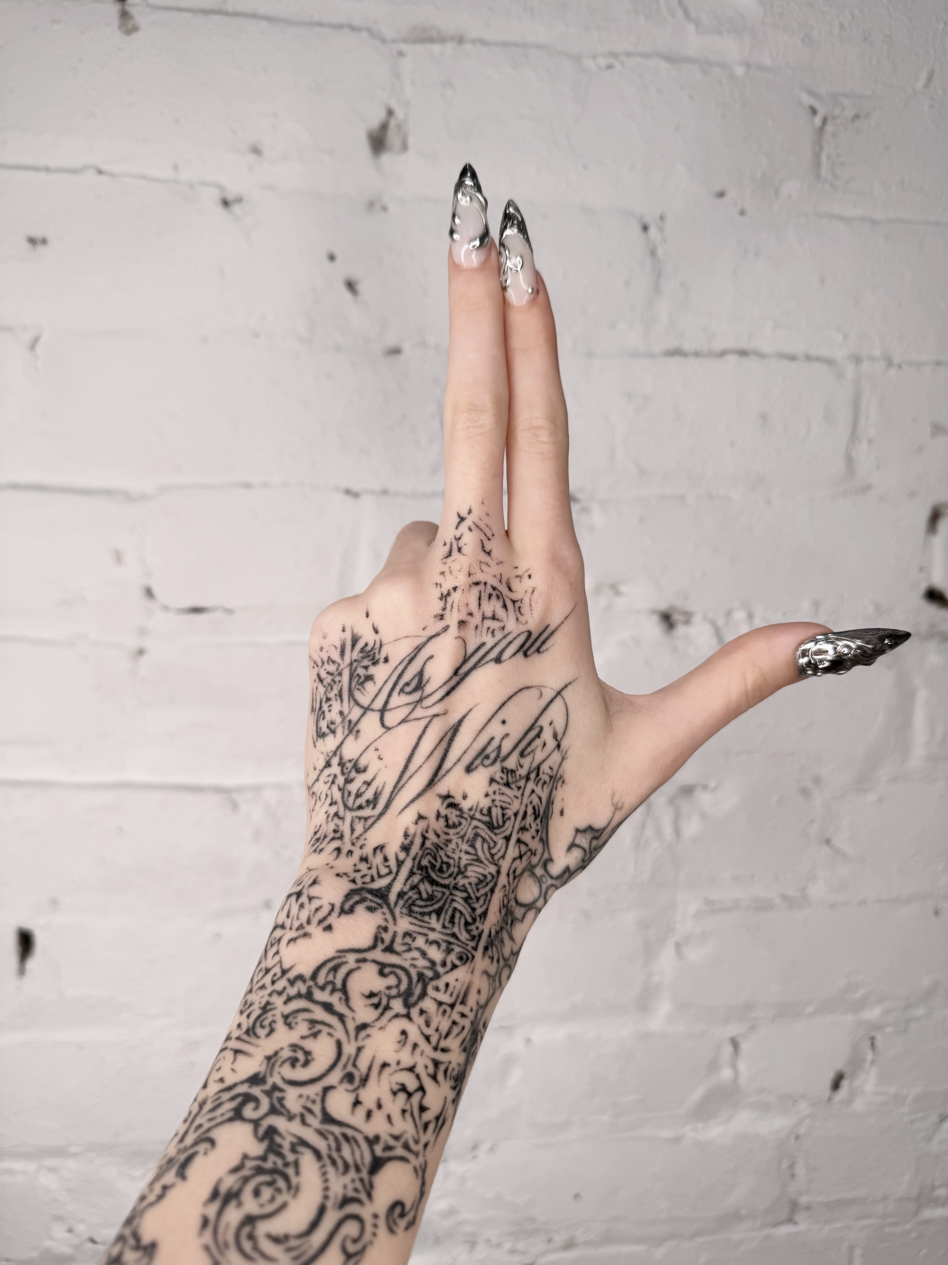 Tattoo by @eeelleventh — black_and_grey, ornamental