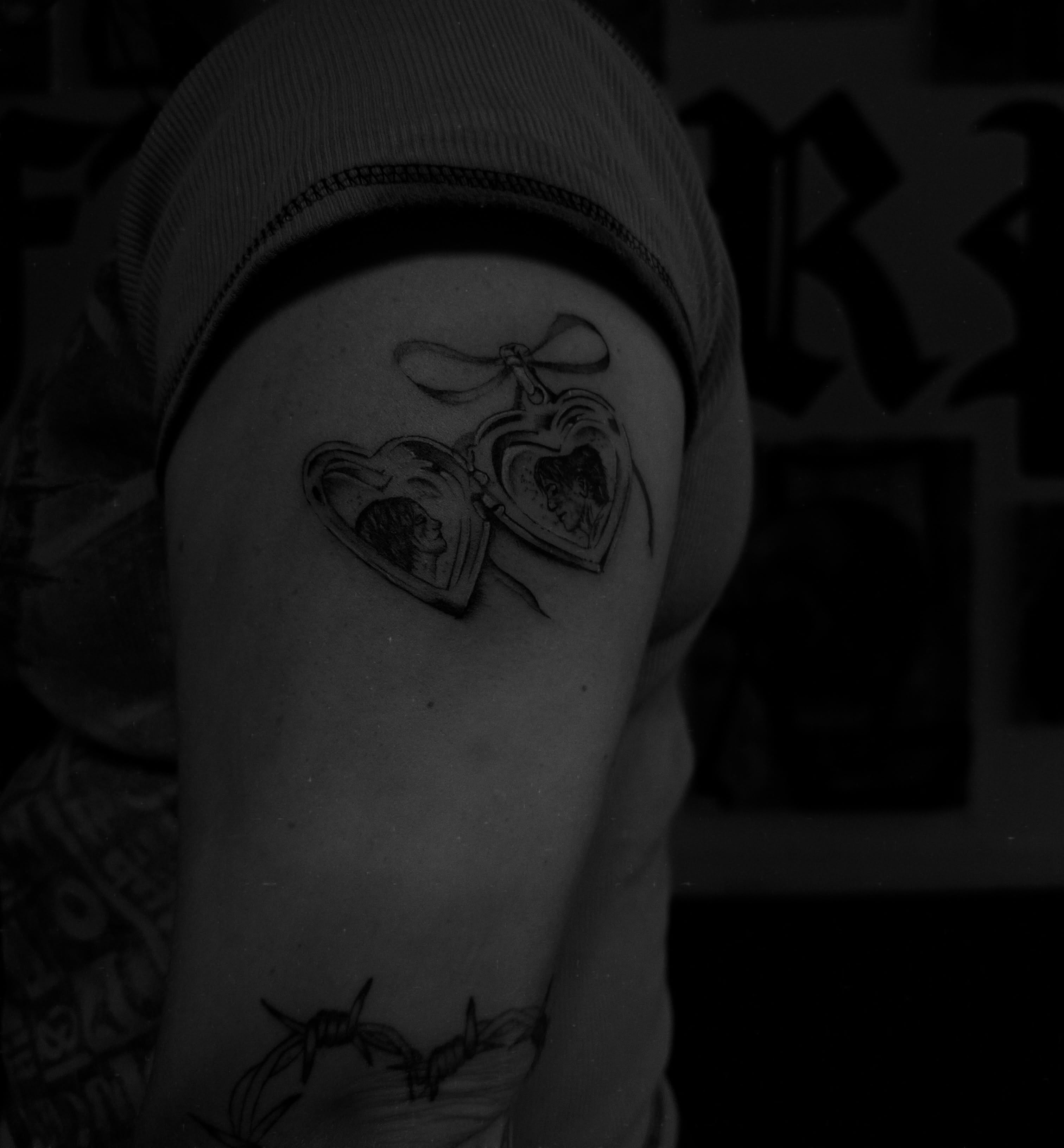 Tattoo by @emogirlink โ black_and_grey