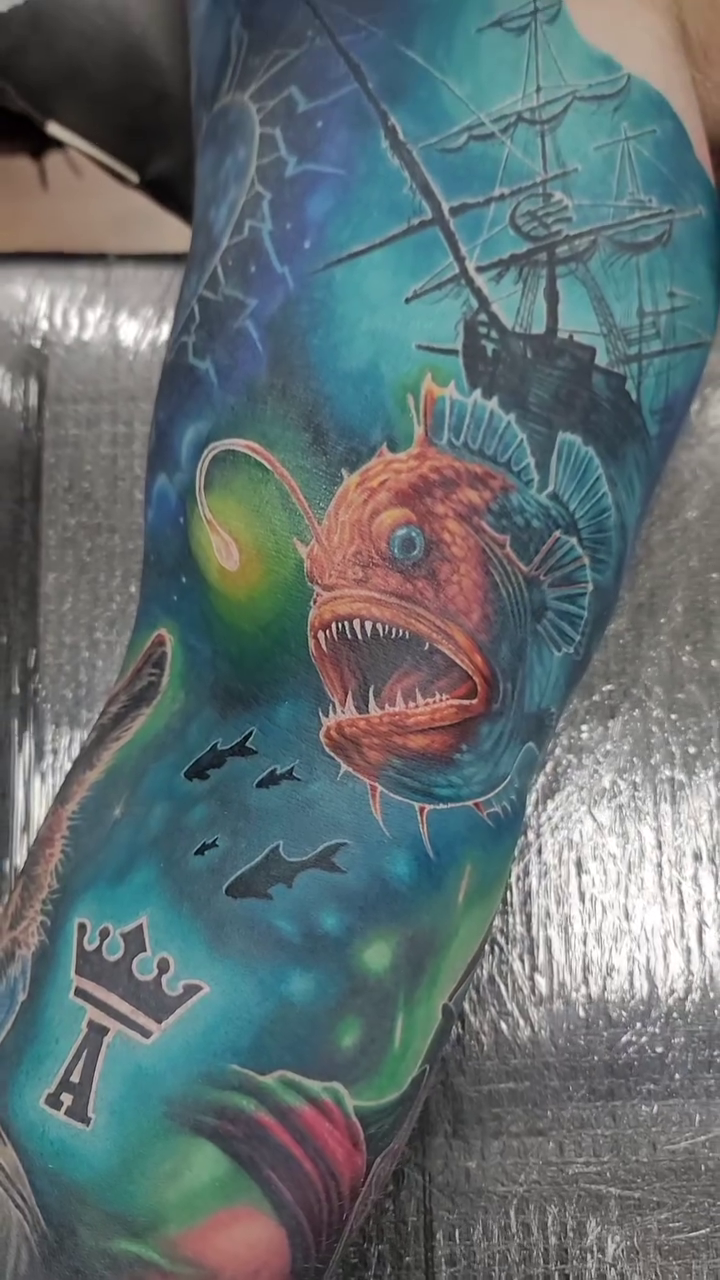 Tattoo by @tattoosbyronny — realism, dark_realism